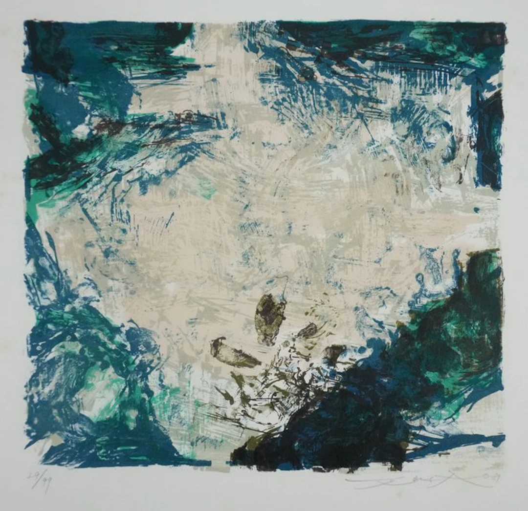 Zao Wou-Ki (1921-2013) - Sans titre 319