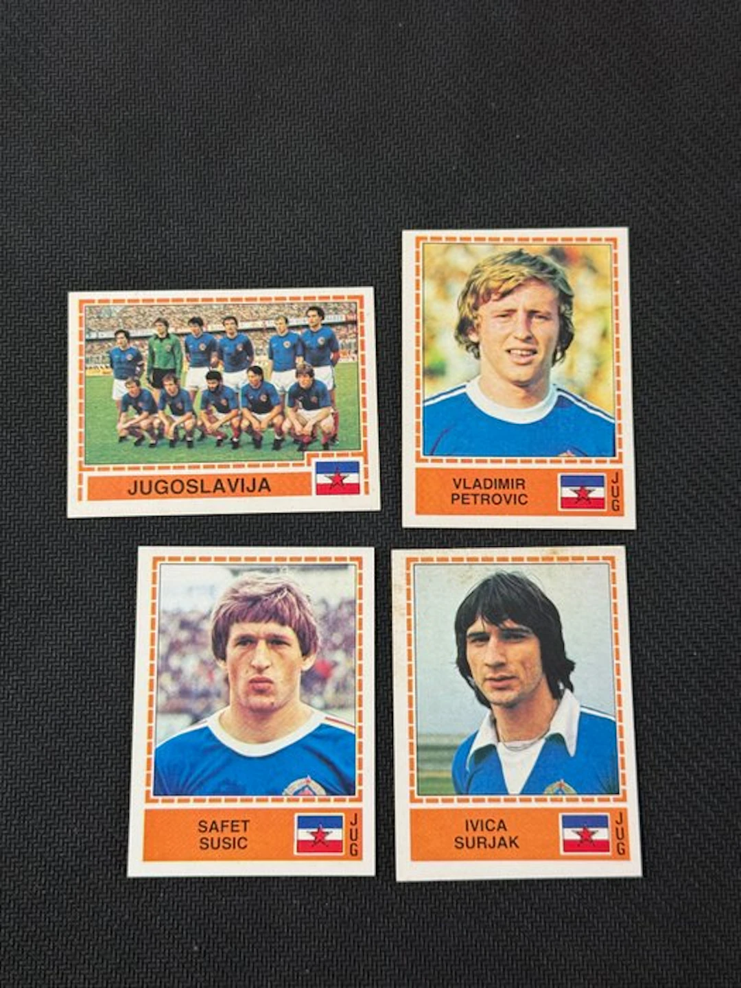 1980 Panini Europa 80 Team Jugoslavija Sticker - Near Mint (NM)