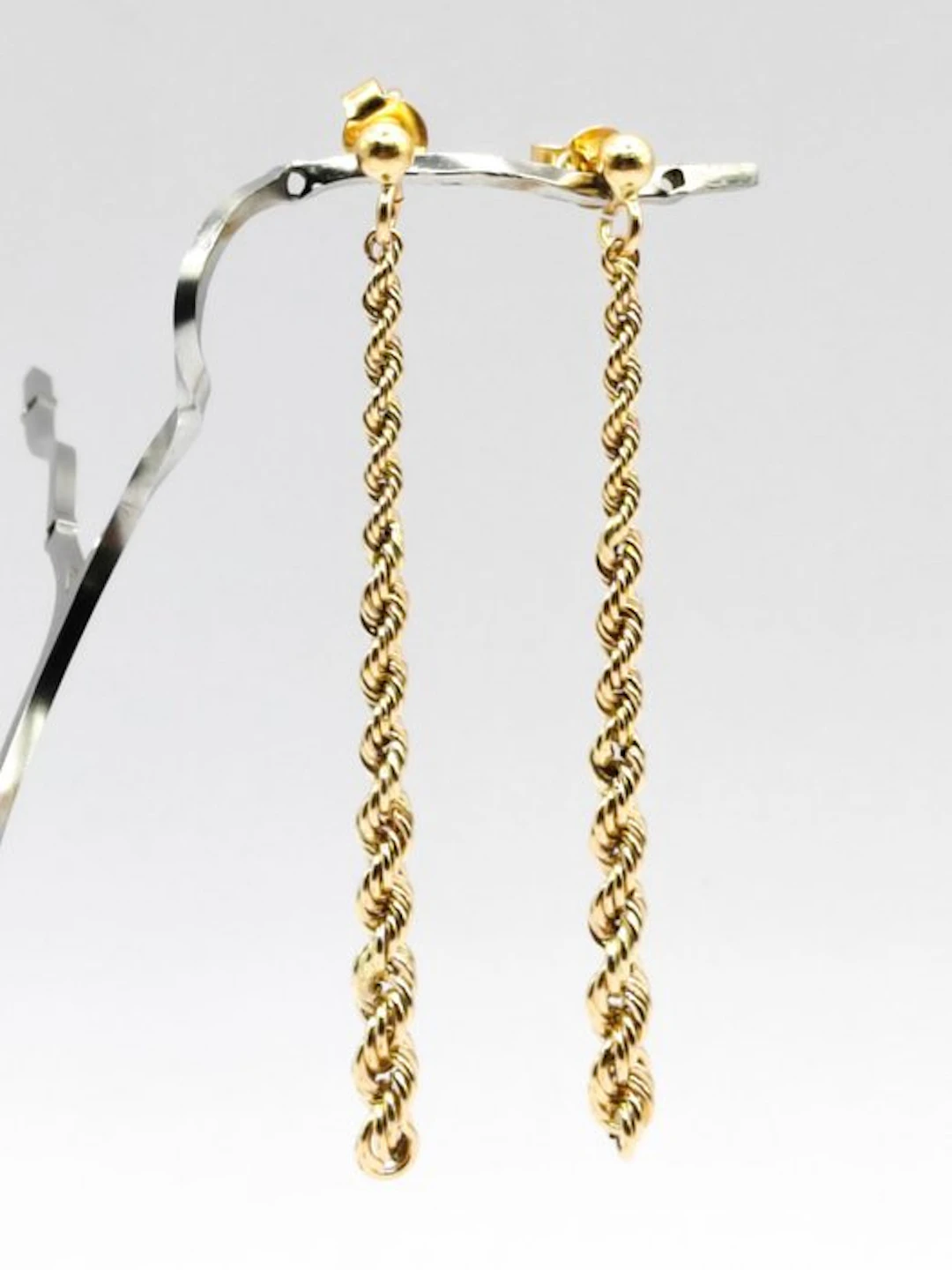 No reserve price - Earrings - 18 kt. Yellow gold