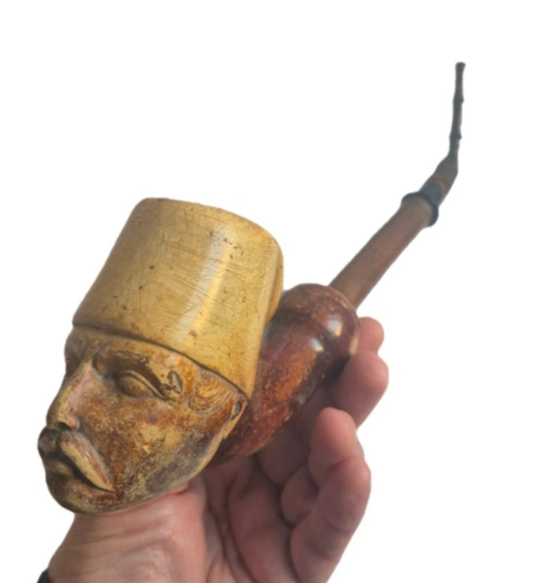 Meerschaum - Pipe - Sea Foam Turkish Pacha's head