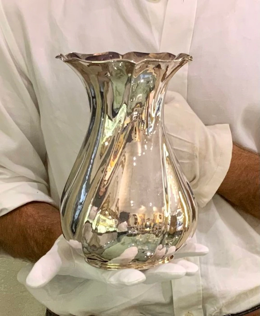 Presta - Flower pot - .800 silver - 800