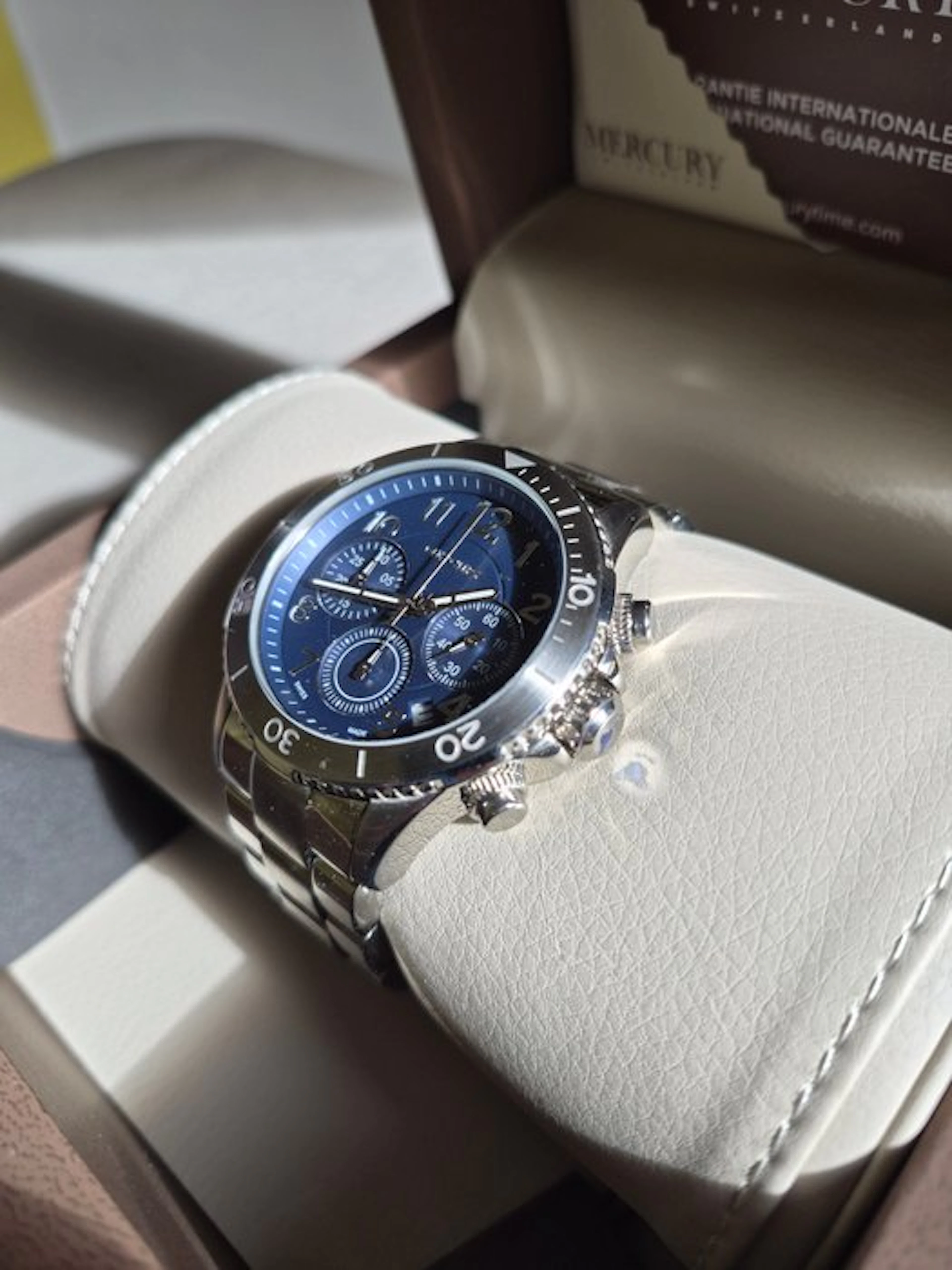 Mercury - Swiss Chronograph - ME390-SS-9 - No reserve...