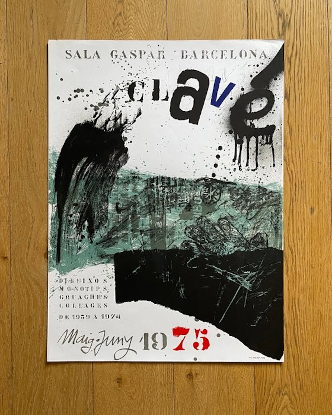 Antoni Clavé - Antoni Clavé – Sala Gaspar Barcelona – Mayo-Junio 1975 - 1970s