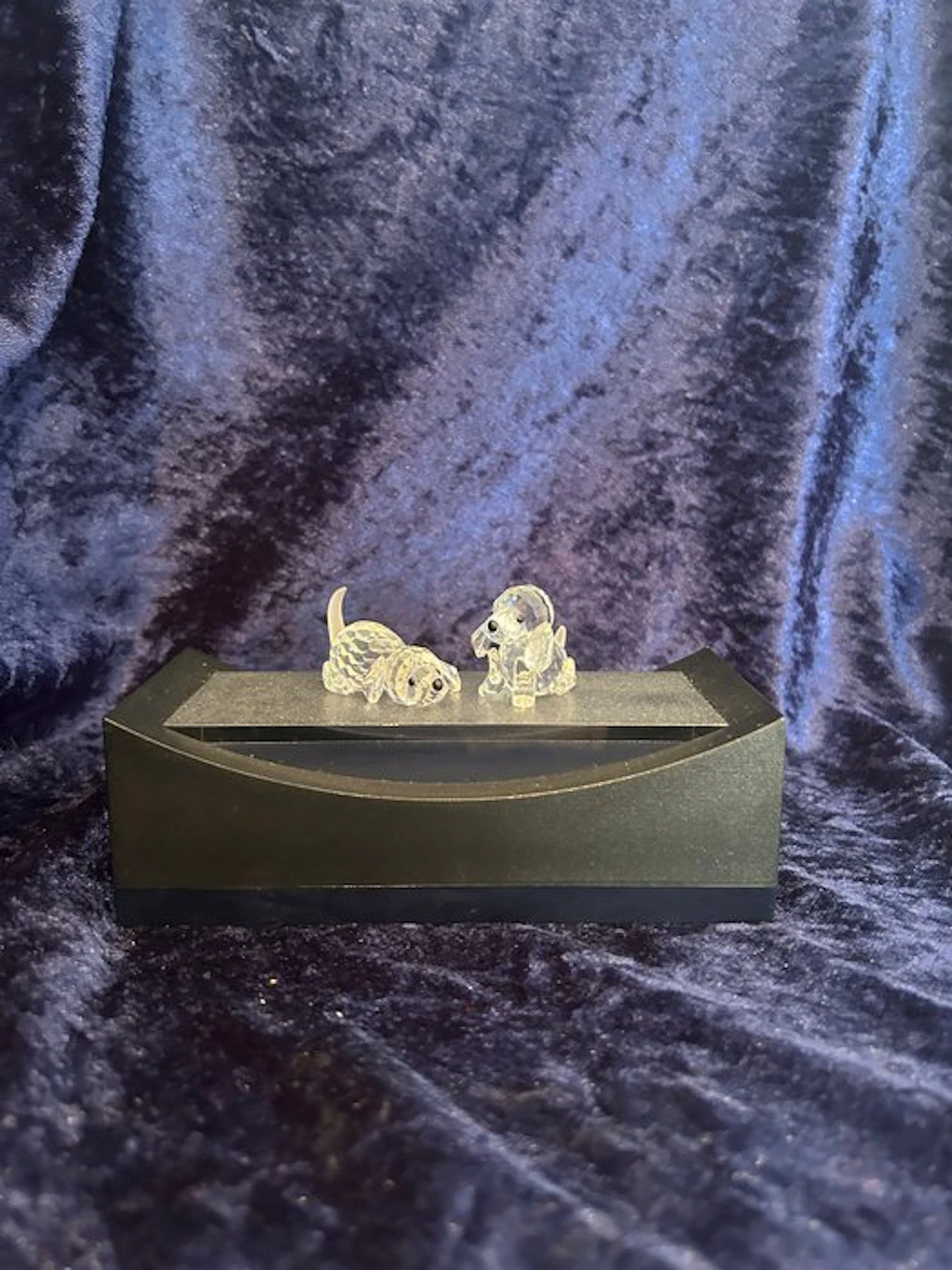 Swarovski - Figurine - Swarovski beagles (2) - Crystal