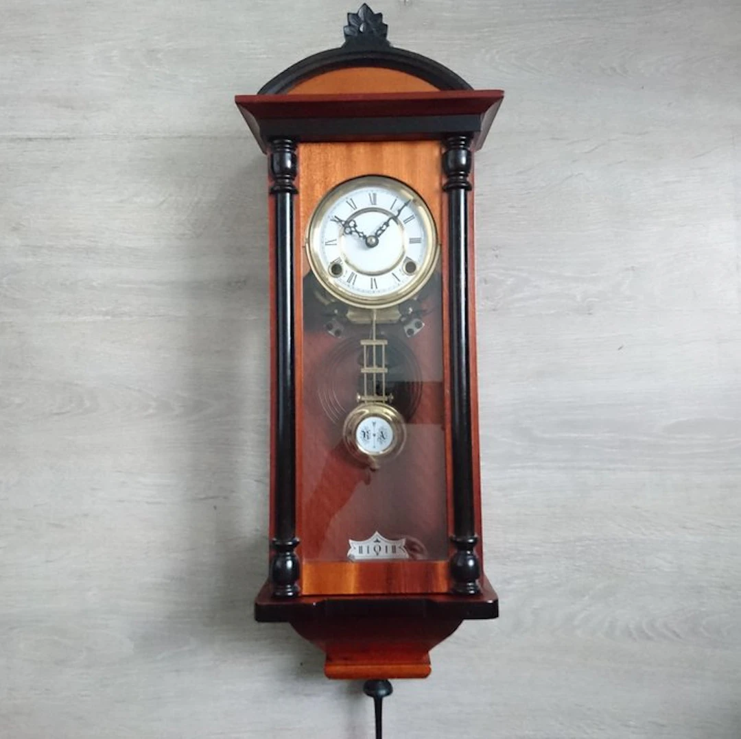 Vienna style regulator - Wood, Glass - 1980-1990