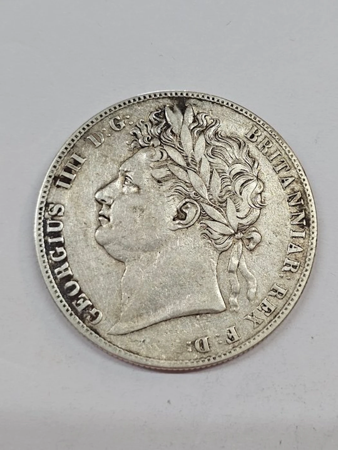 United Kingdom. George IV. 1/2 Crown 1823 (No reserve price)