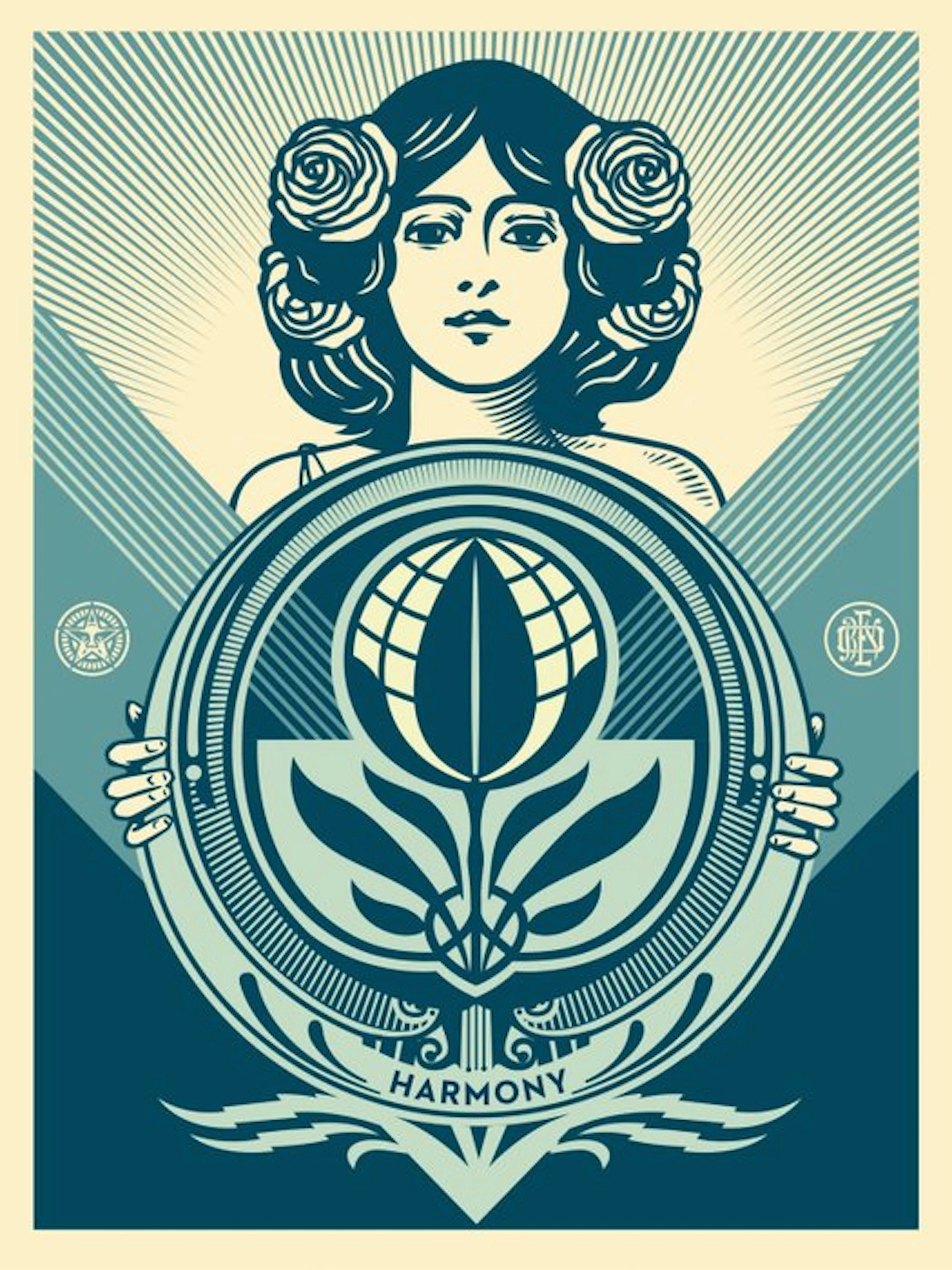 Shepard Fairey (OBEY) (1970) - Protect Biodiversity - Cultivate Harmony