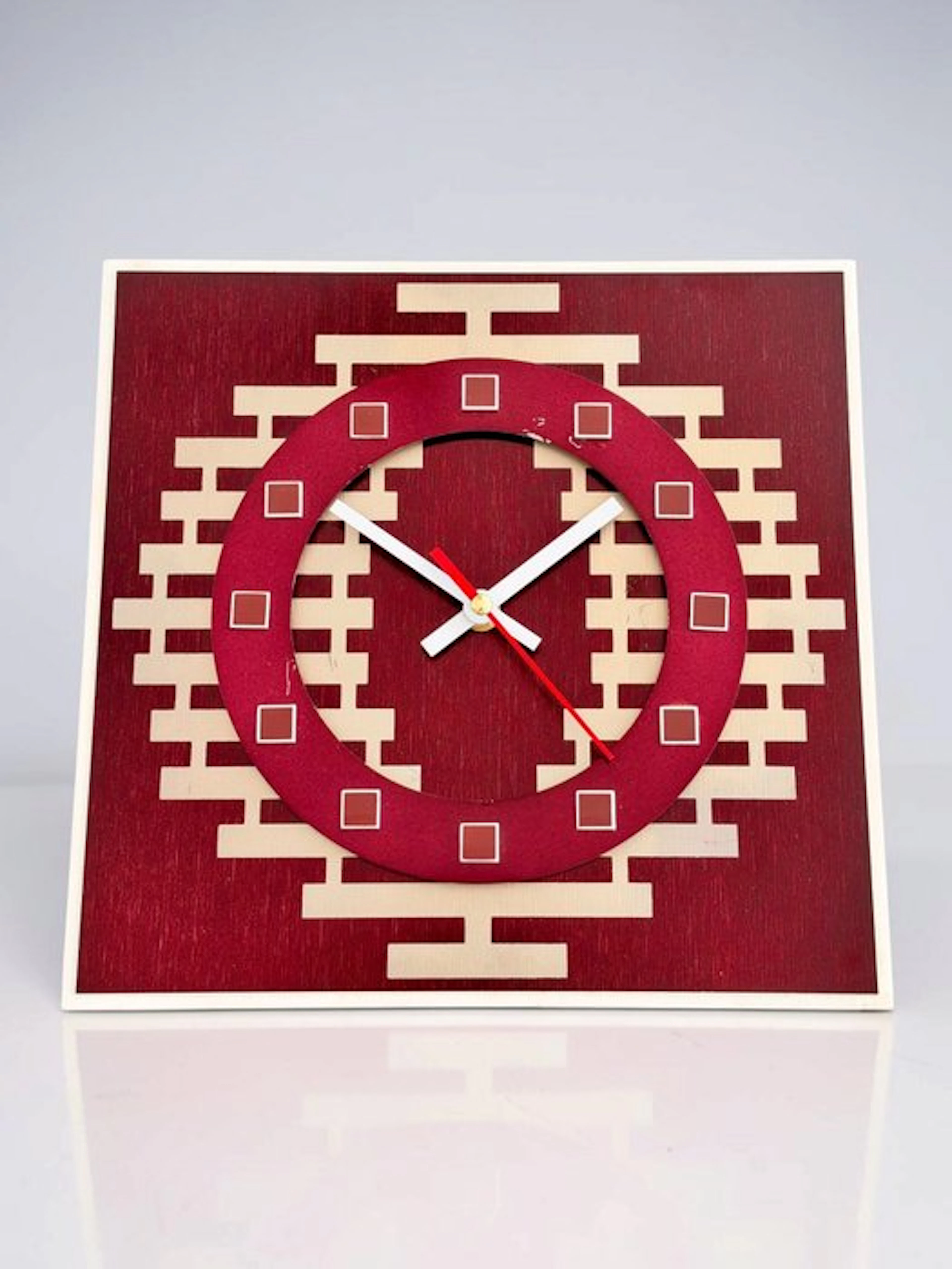 Wall clock - Juwelier Hörl Prototype - Mid-century modern Steel - 1970-1980