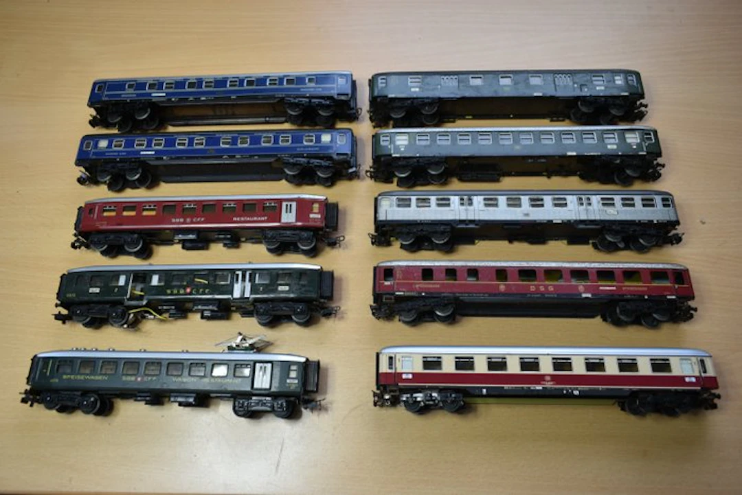 Märklin H0 - diverse - Model train passenger carriage...