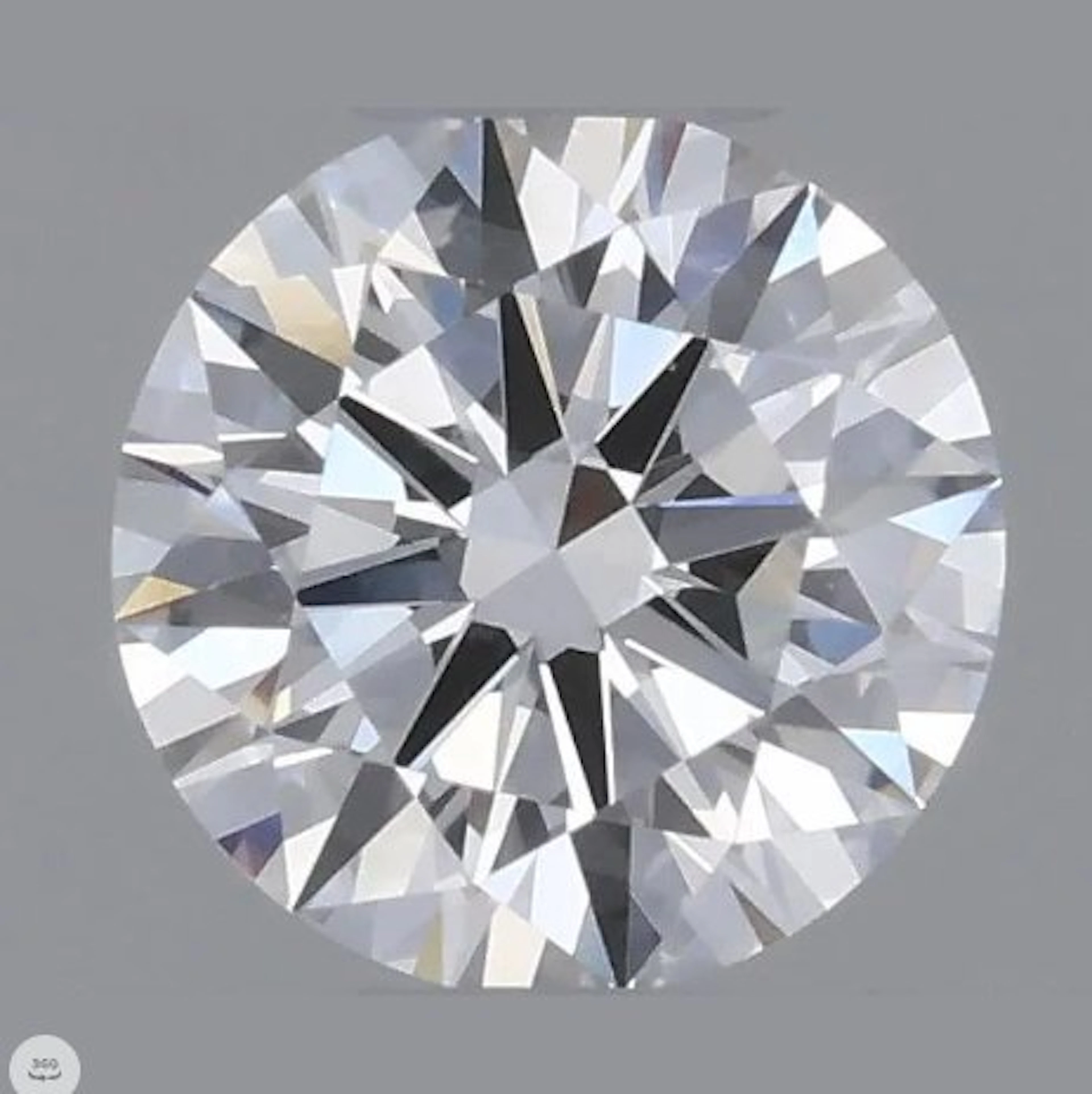 1 pcs Diamond (Natural) - 0.31 ct - Round - D...