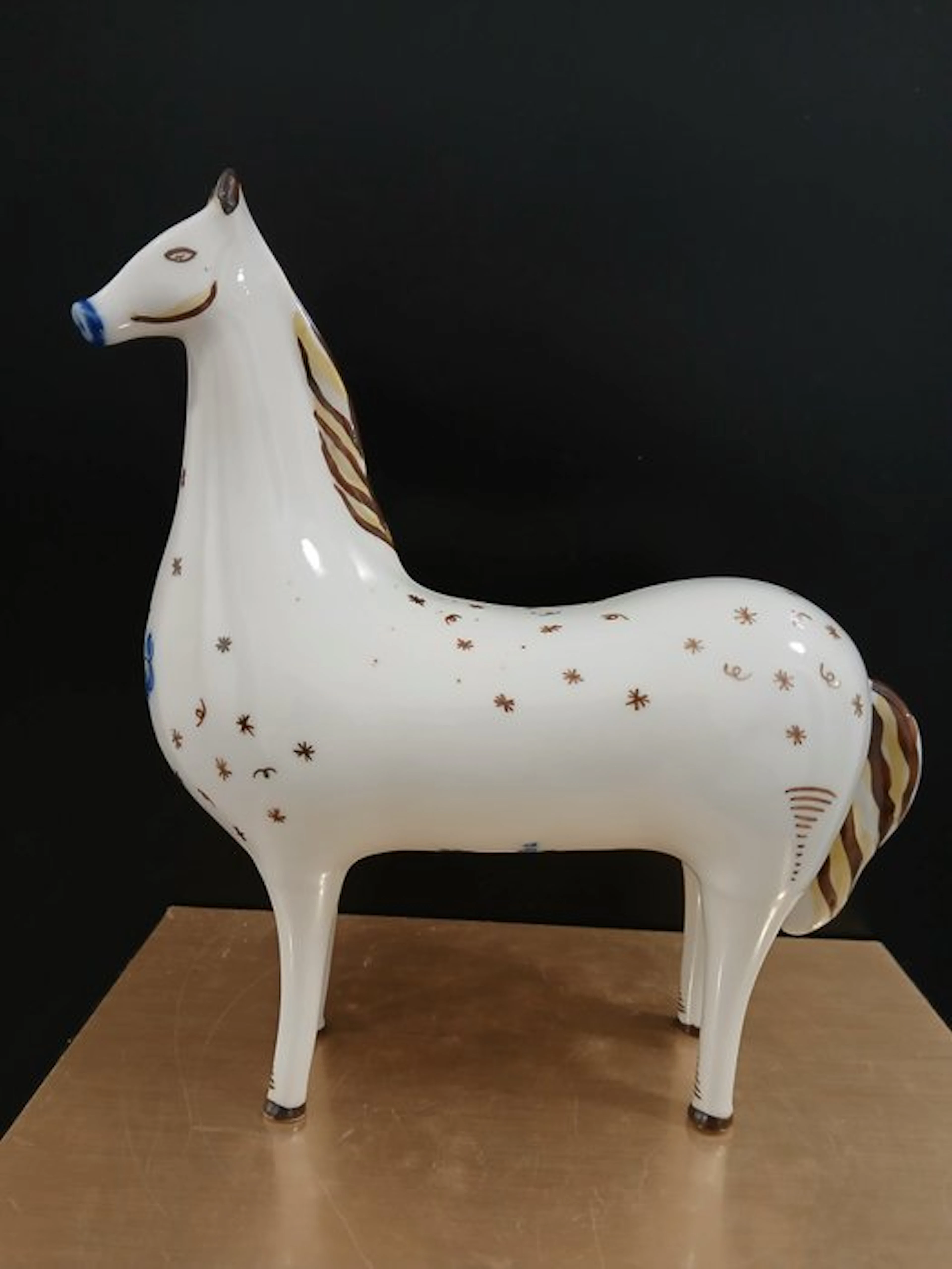 Viana do Castelo - Figurine - Stylized Naif Horse - Porcelain