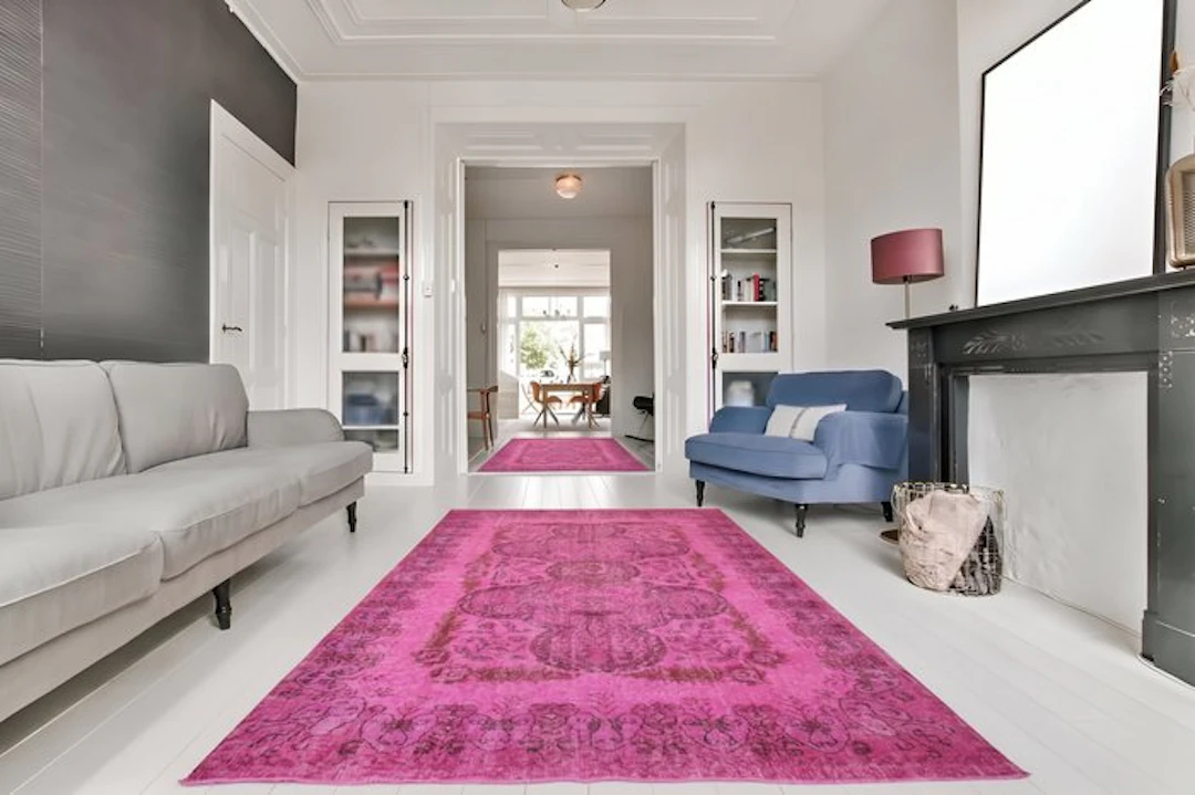 Pink vintage - Rug - 285 cm - 160 cm - with certificate