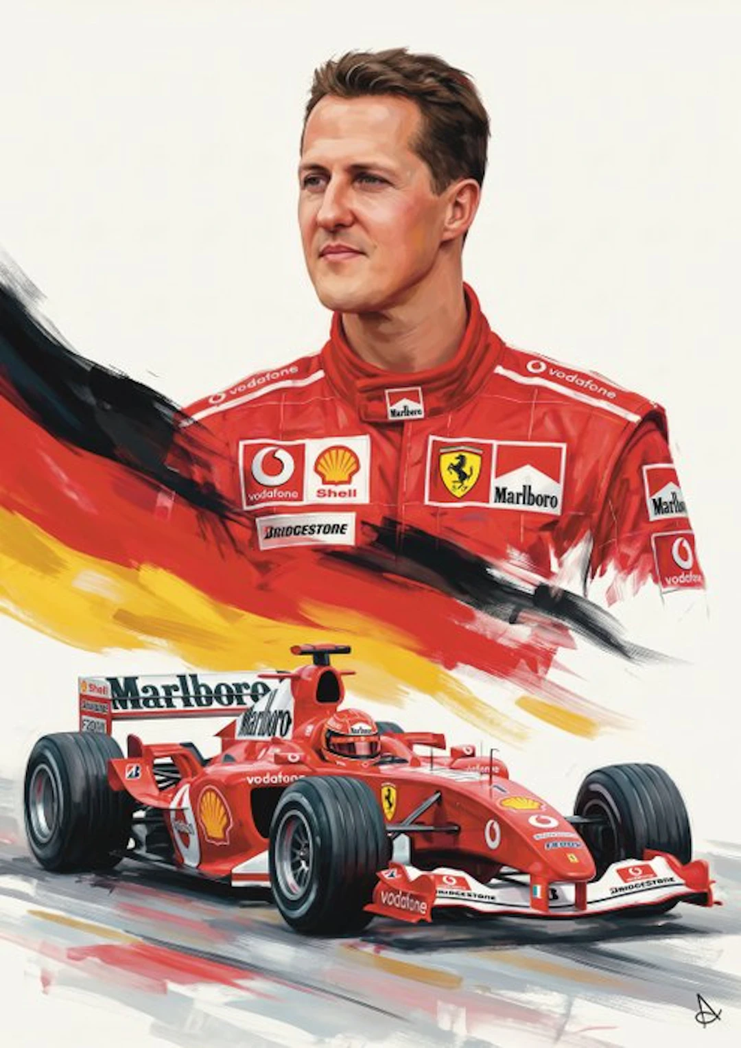 ANDSAL - Michael Schumacher - Ferrari F2004 Formula 1...