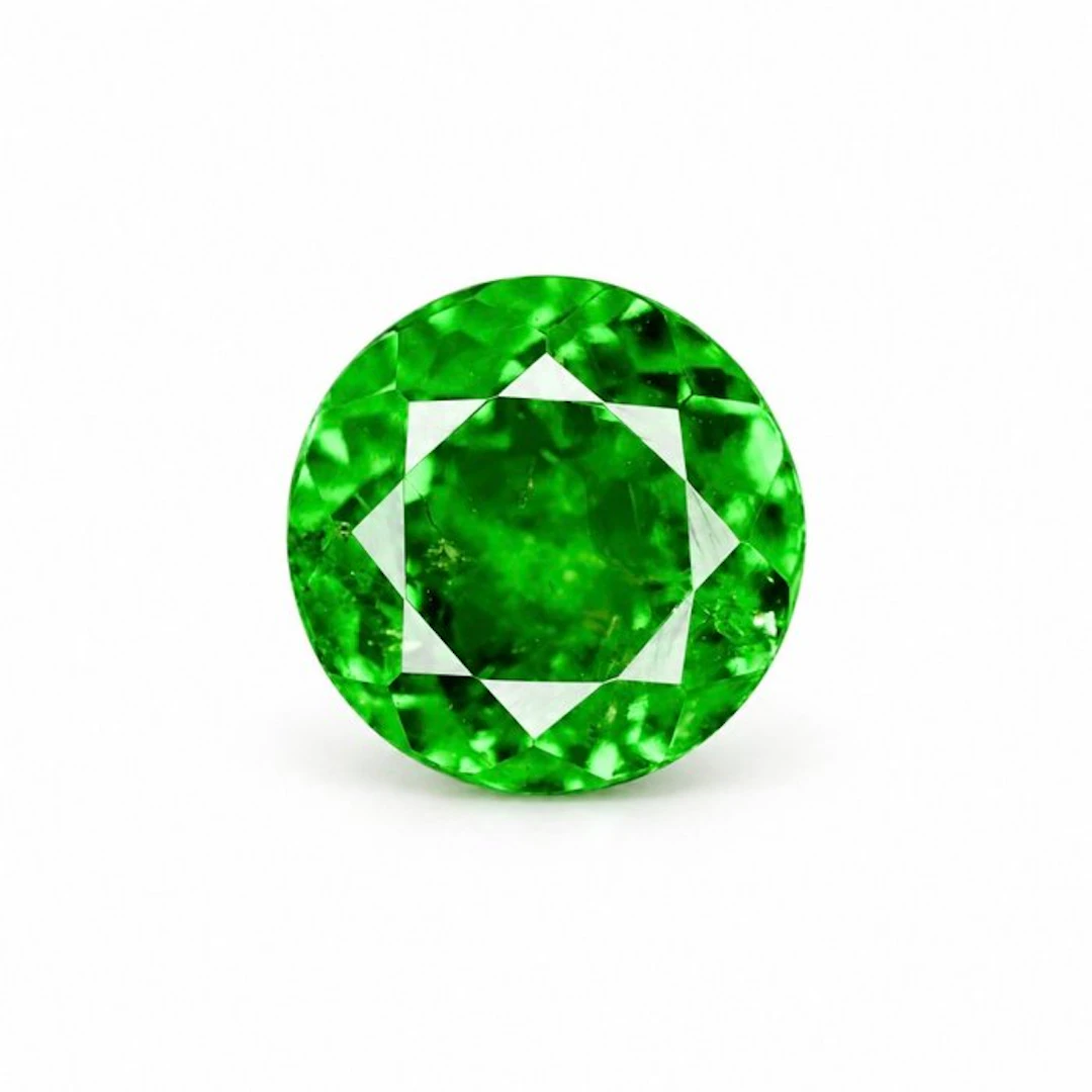 No reserve price Green Tsavorite - 0.97 ct...