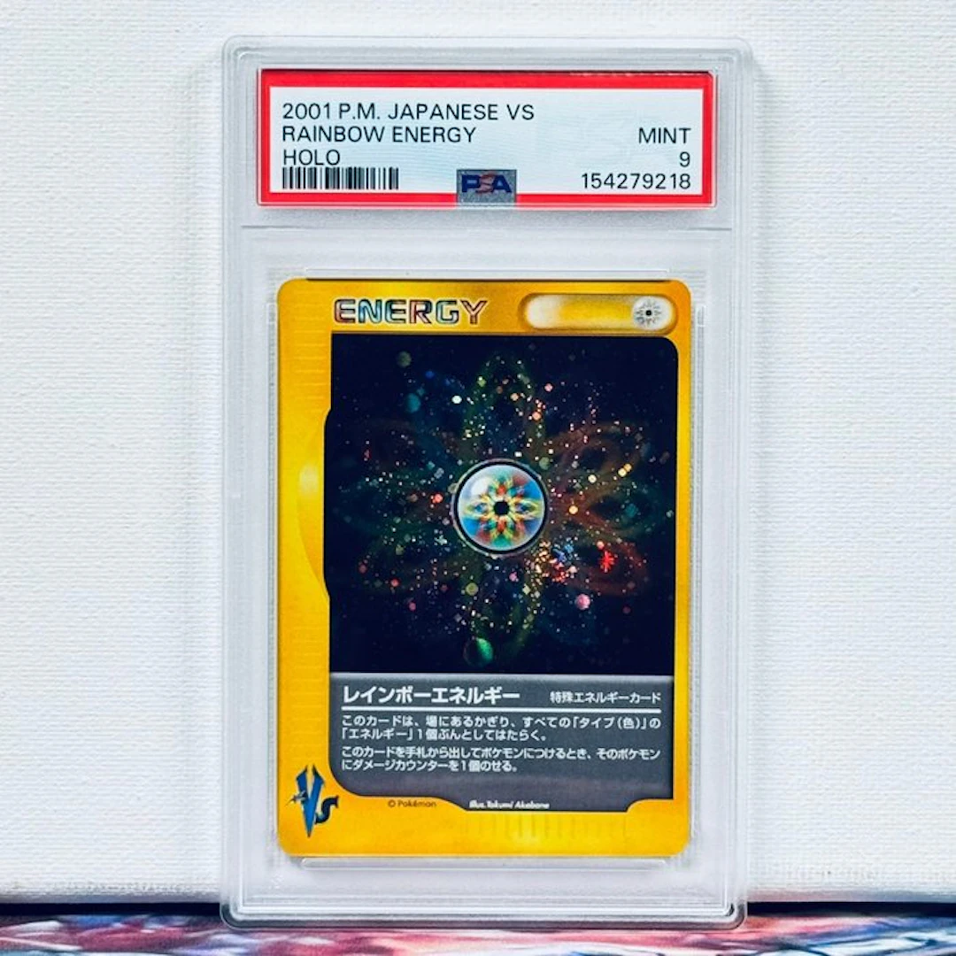 Pokémon Graded card - Rainbow Energy 2001 P.M