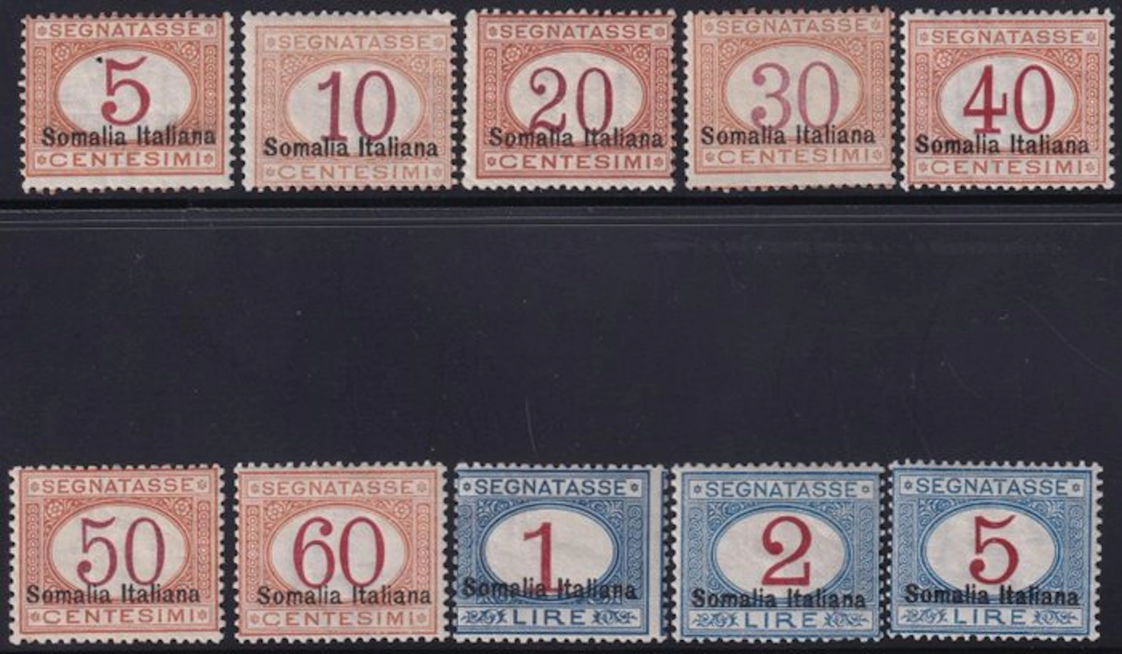 Italian Somalia 1920 - Tax stamp