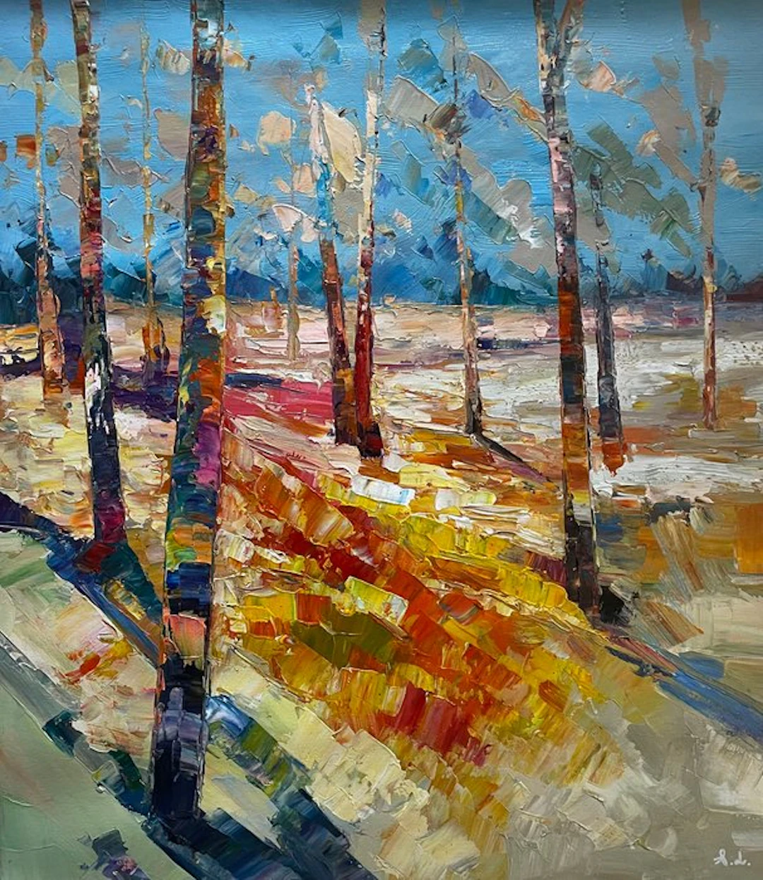 Andrea Loria (1963) - Sentiero giallo