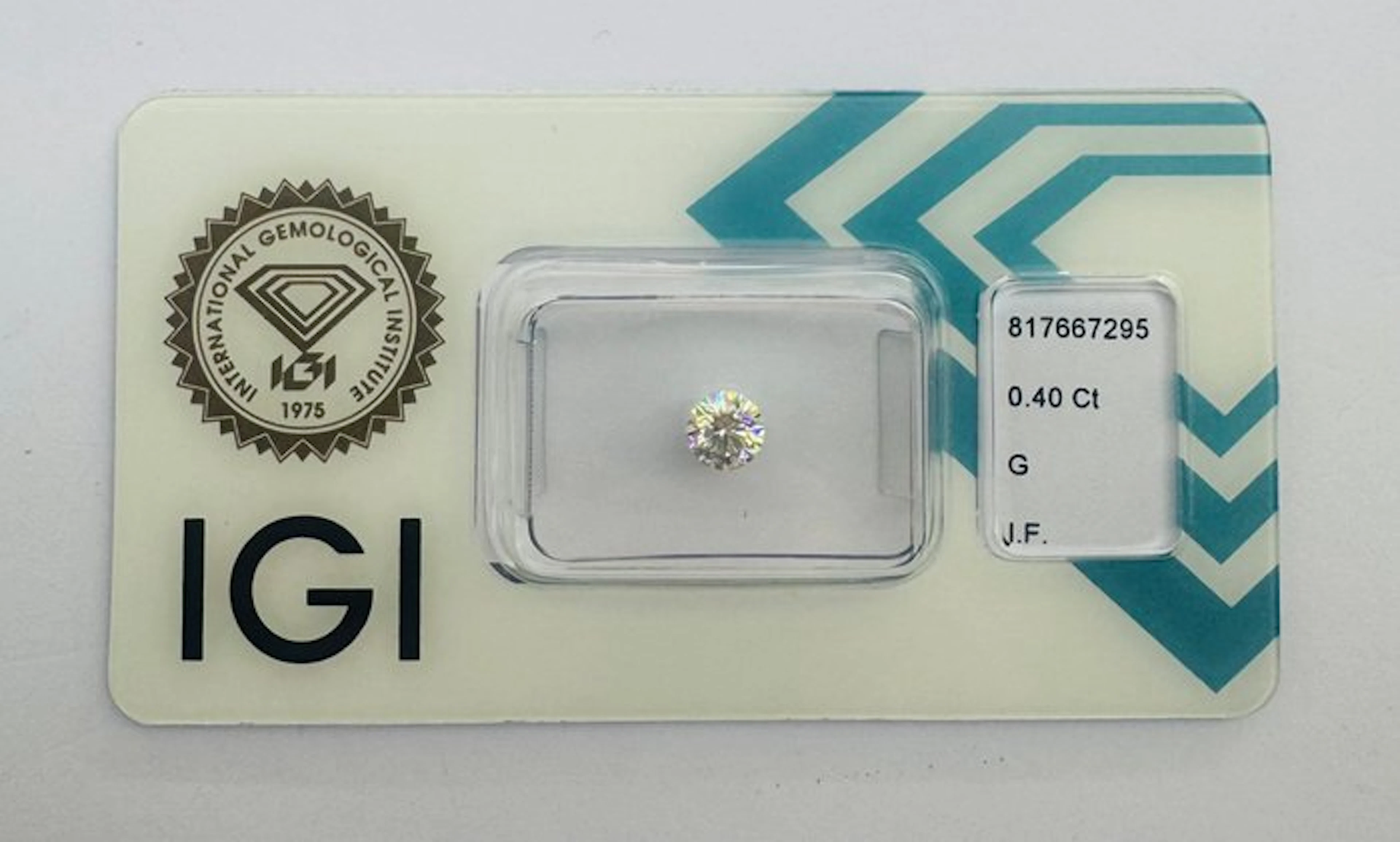 No reserve price - 1 pcs Diamond (Natural) - 0.40 ct...