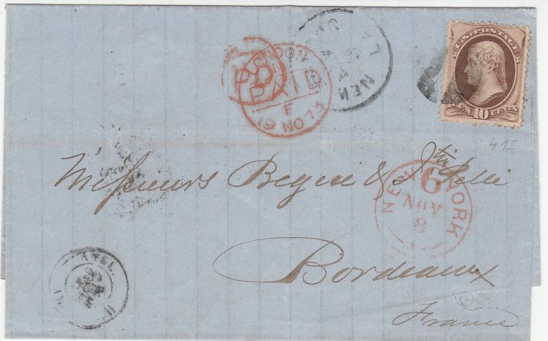 United States 1873/1873 - United States 1873 – 10-cent...