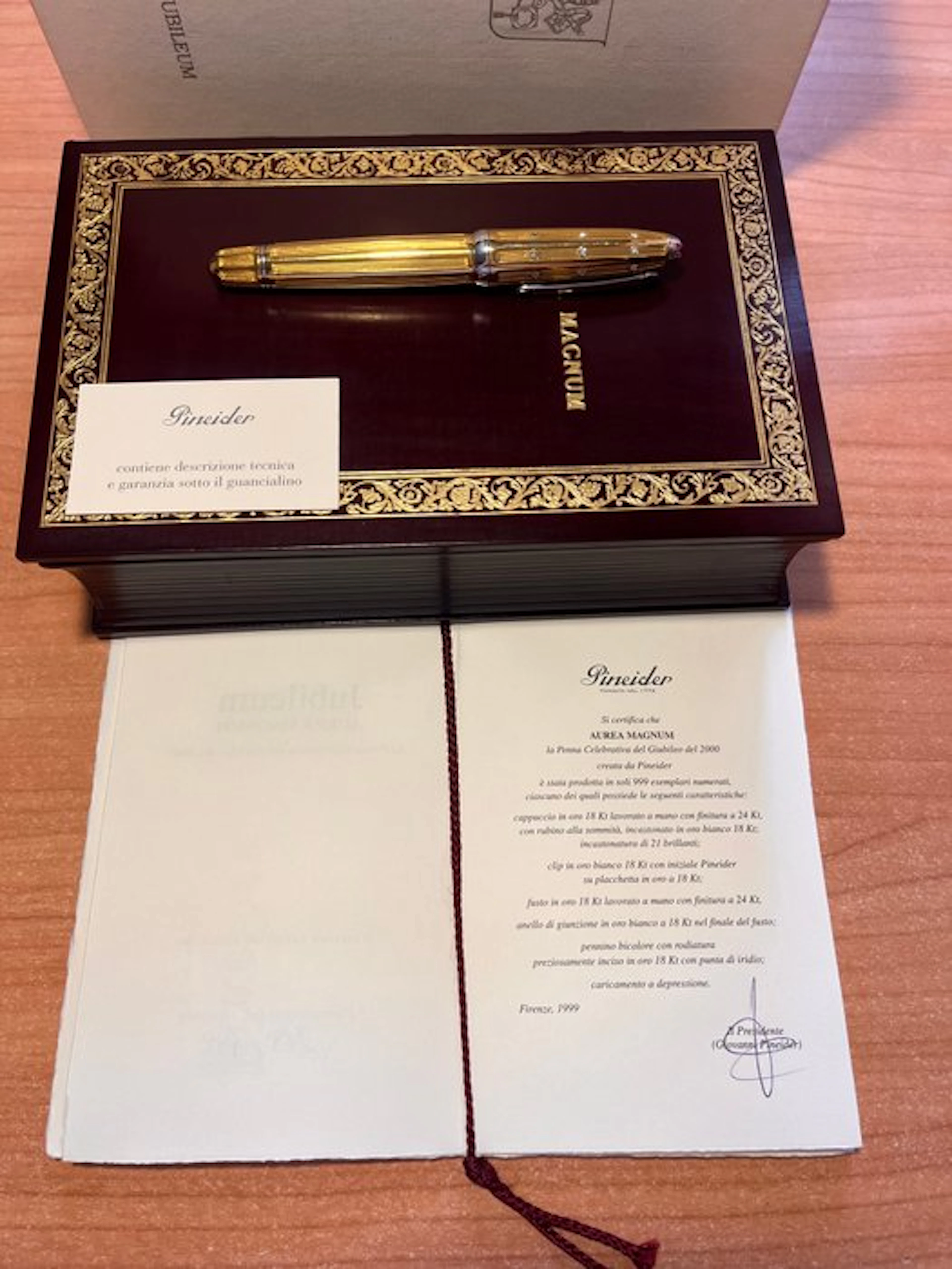 Pineider - AUREA MAGNUM - Fountain pen