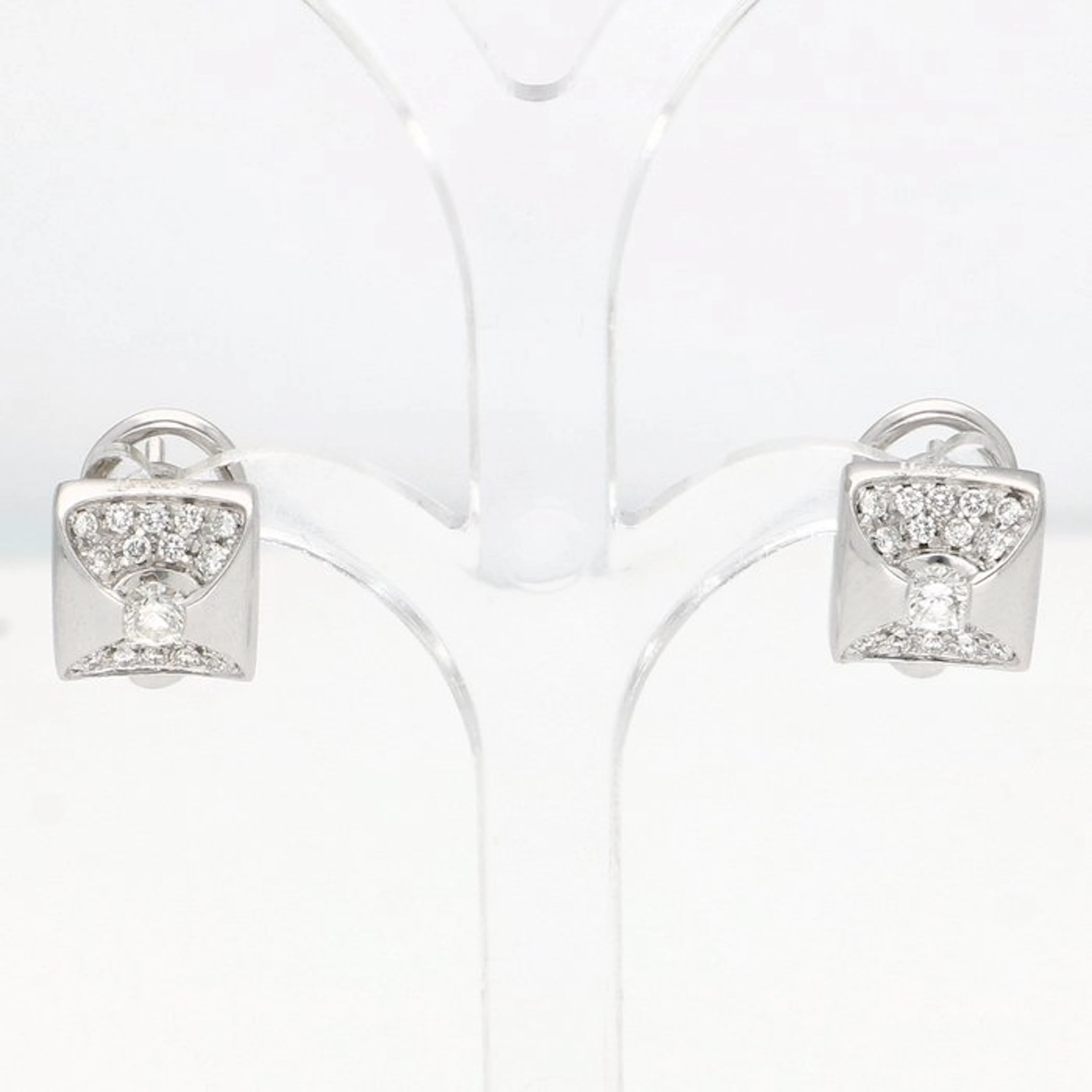 Earrings - 18 kt. White gold Diamond (Natural)
