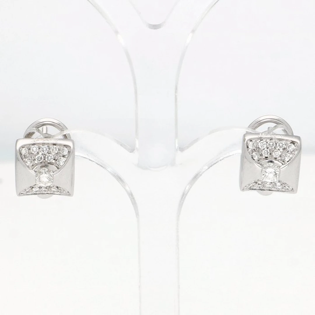 Earrings - 18 kt. White gold Diamond (Natural)