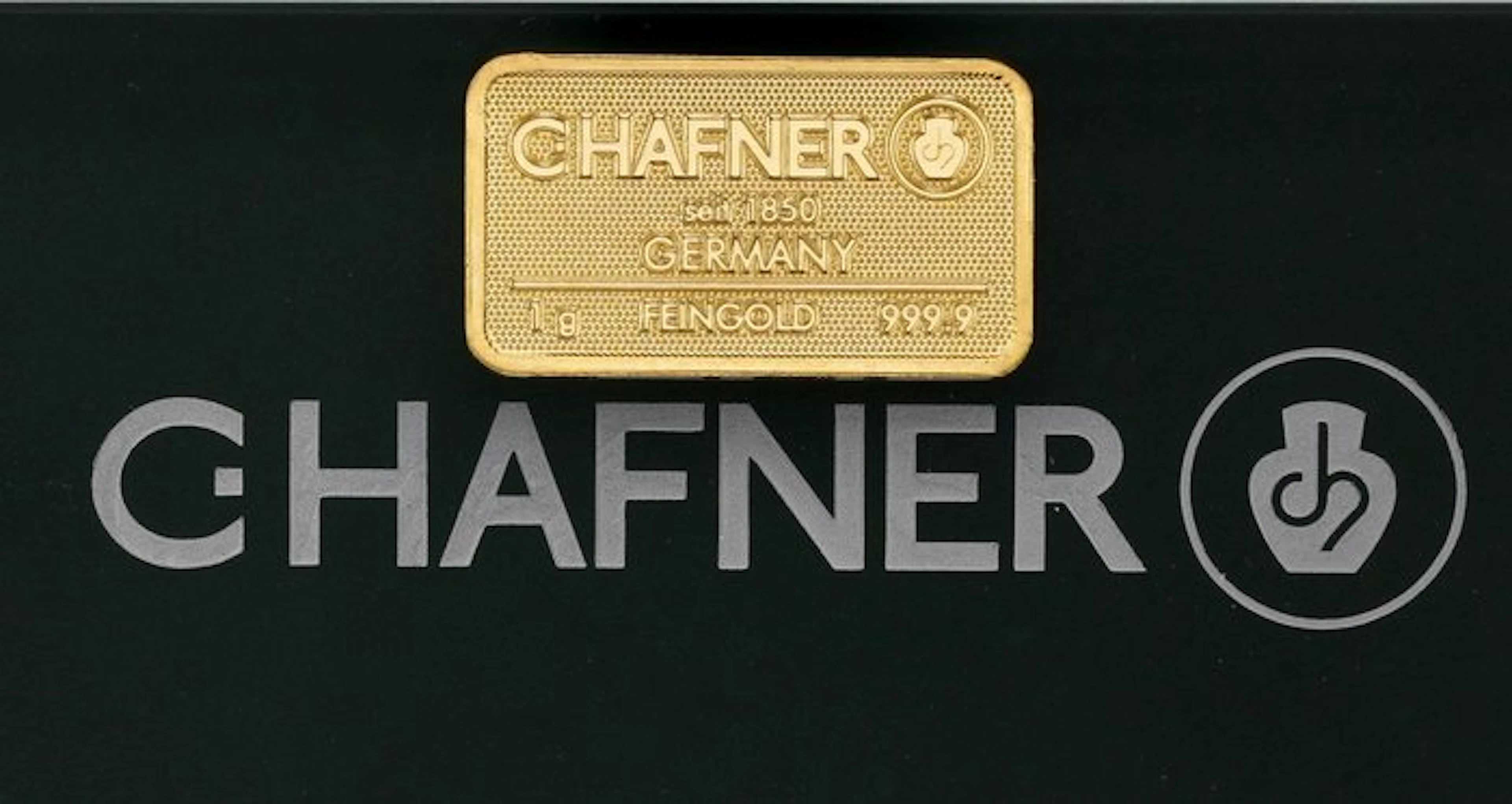 1 gram - Gold .999 - C. Hafner, Germany (No reserve price)