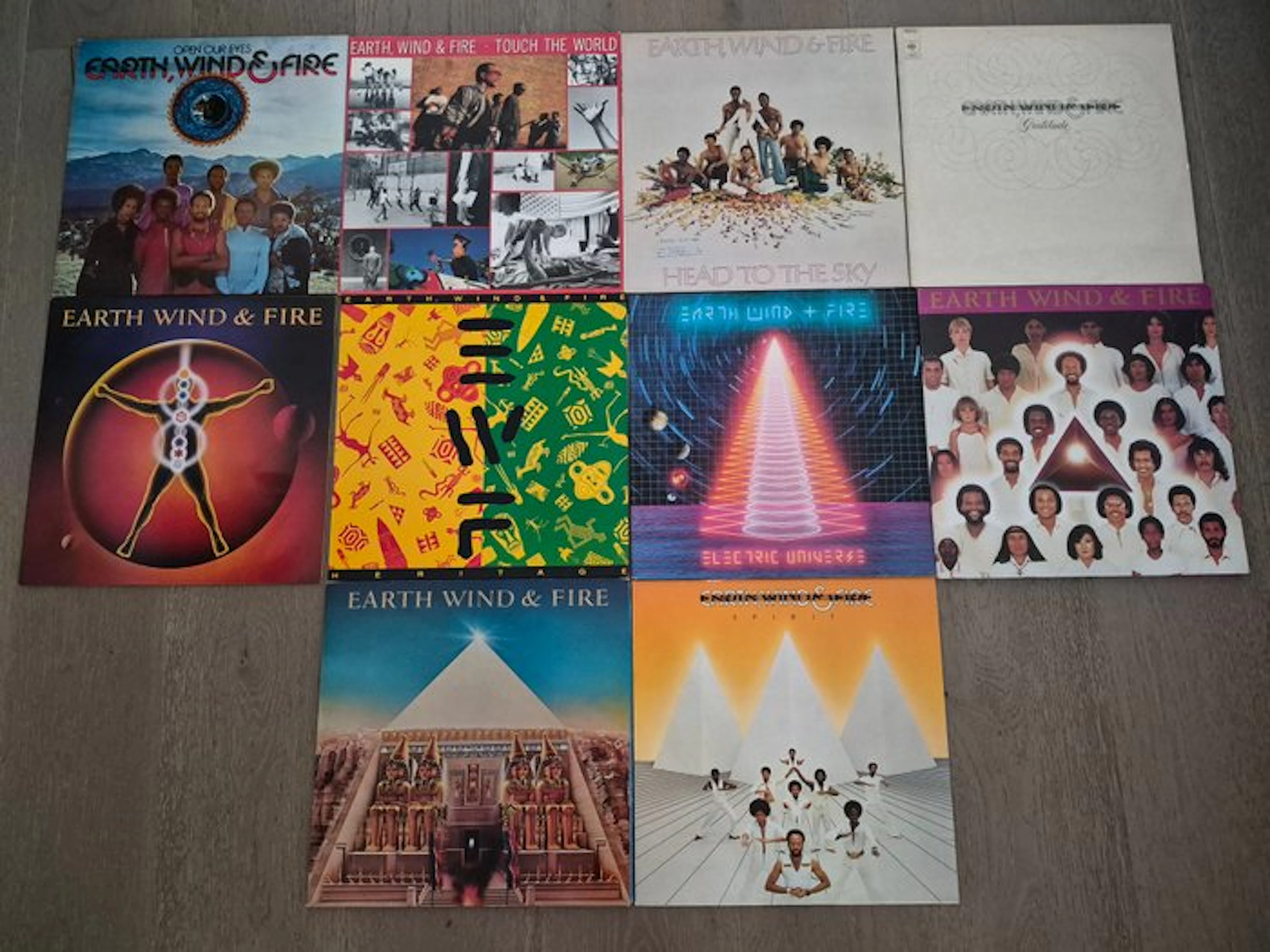 Earth, Wind & Fire - Great collection of 10 x albums...