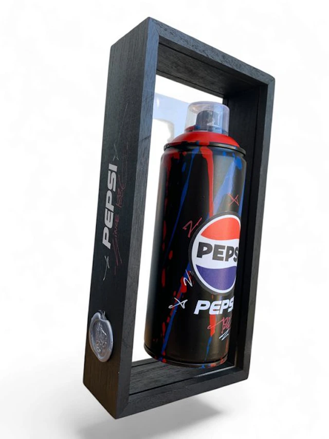 WASE - Figurine - SPRAY CUSTOM PEPSI COLA POP ART - Metal