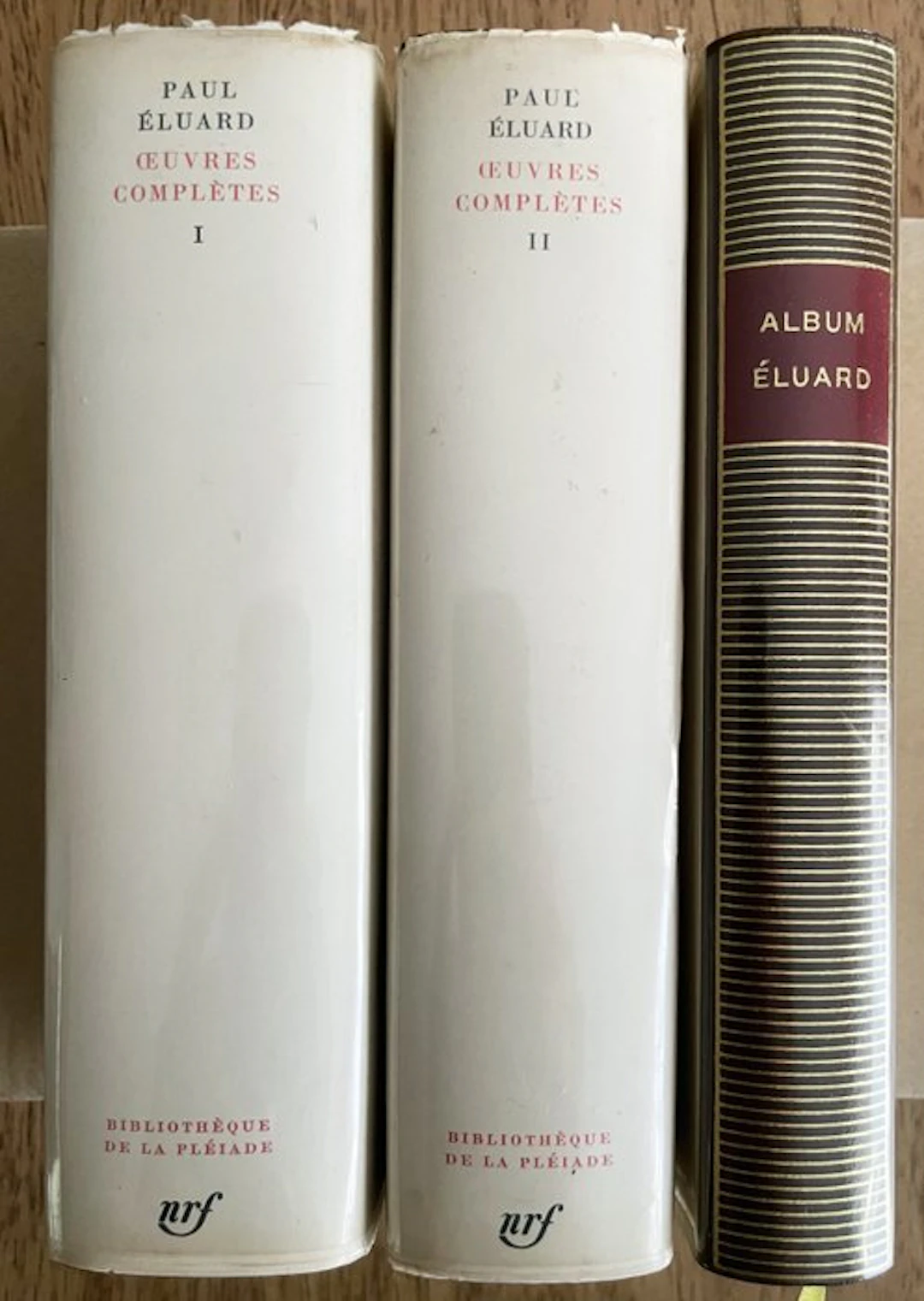 Paul Éluard - Œuvres complètes I; Œuvres complètes II; Album Éluard - 1968