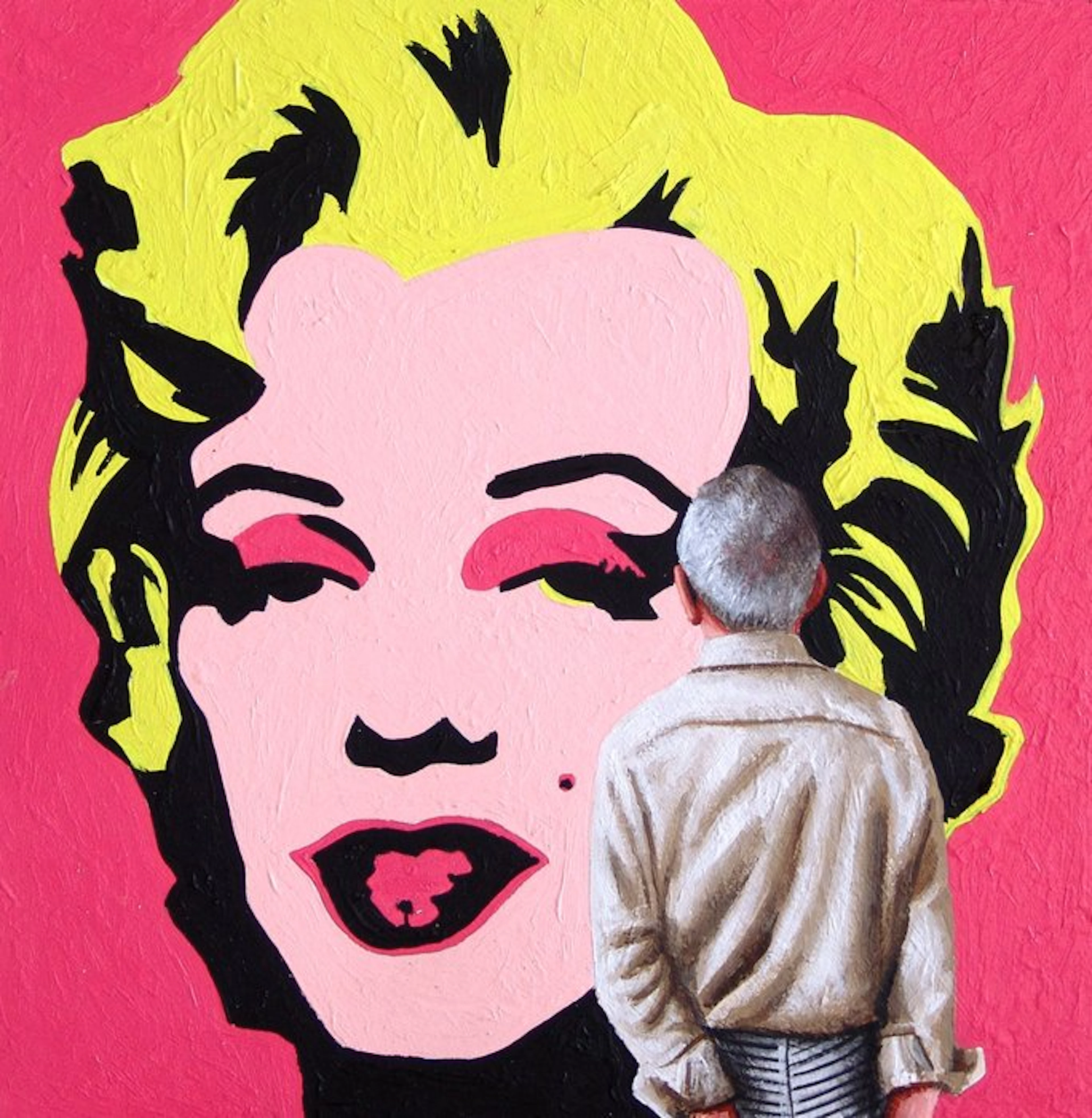 Gerard Boersma (1976) - Marilyn (painting of a man...