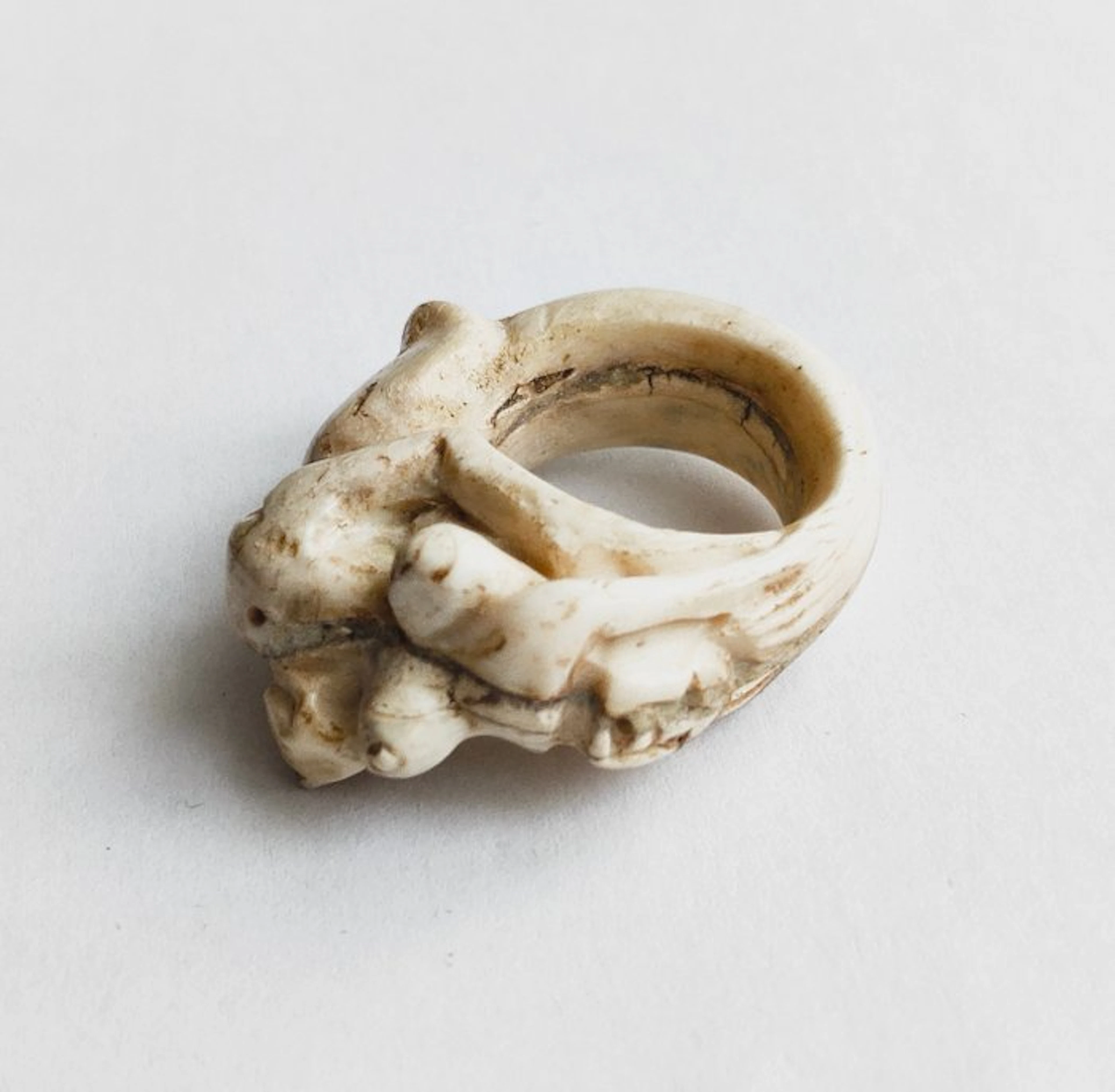 Ancient Indochinese Hill Tribes Wild Buffalo Bone Erotic...