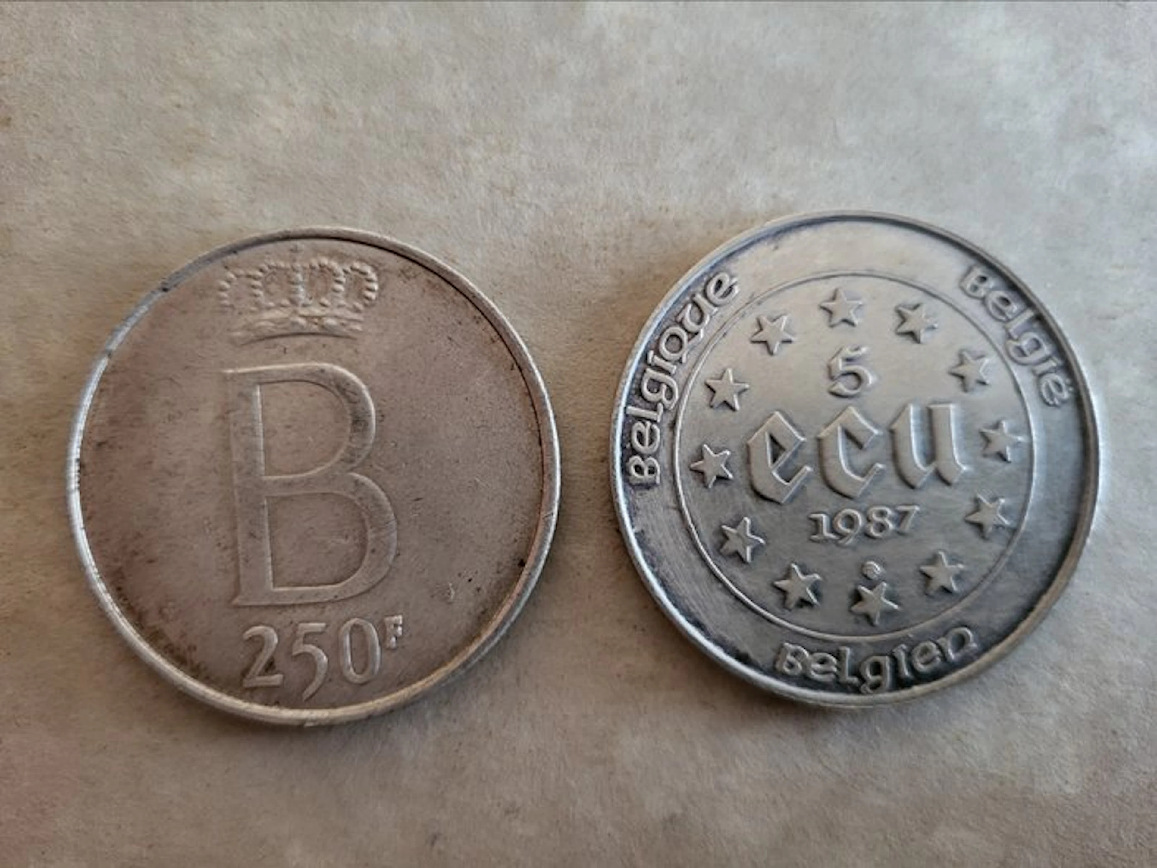 Belgium. Lot 2 stuks (No reserve price)