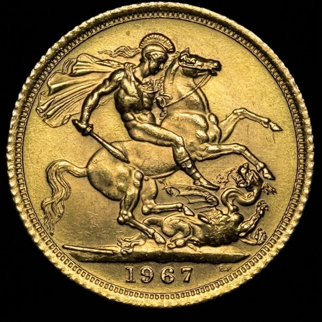 United Kingdom. Elizabeth II. Sovereign 1967