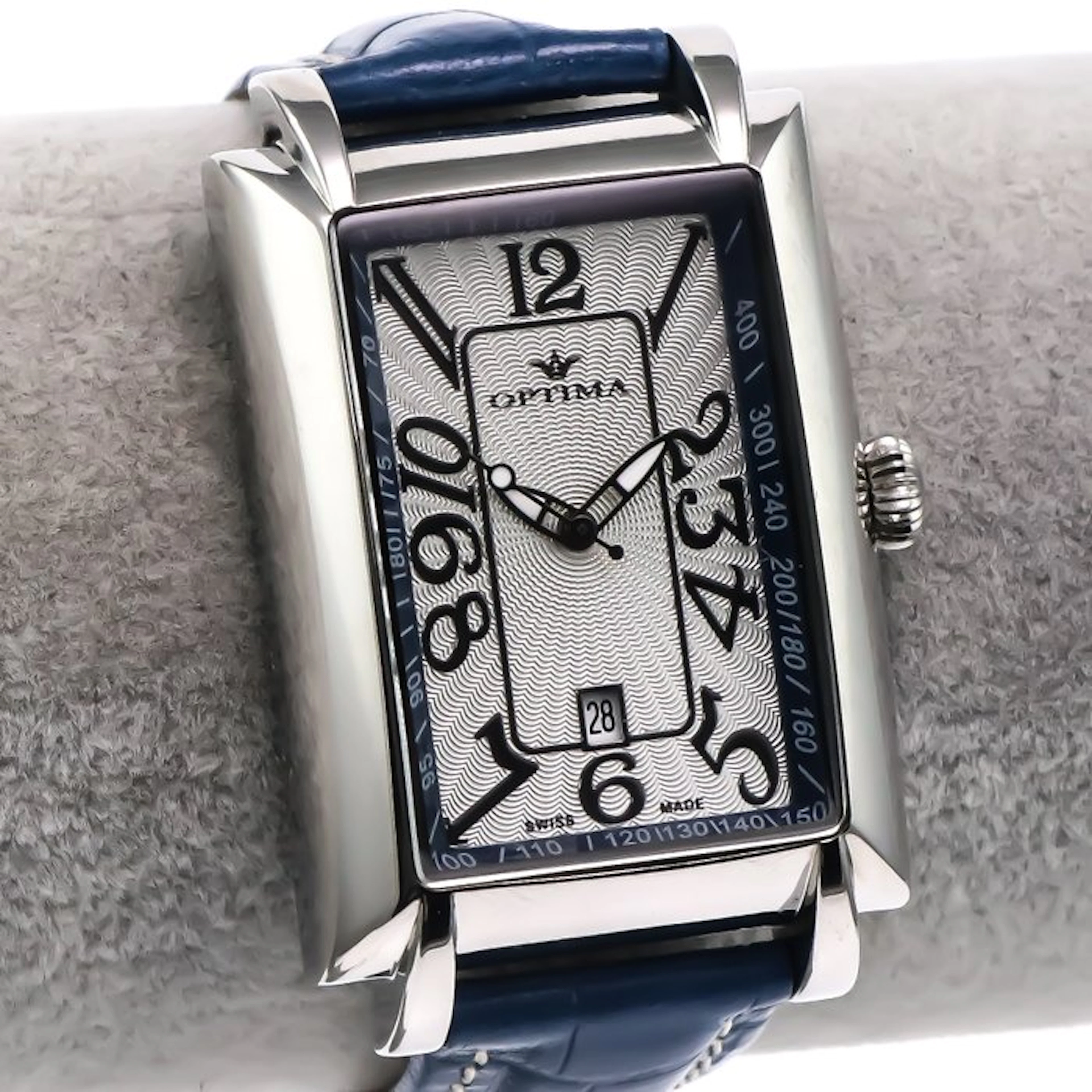 Optima - Swiss Made Watch - OSM123-SL-1 - Blue Strap - No...