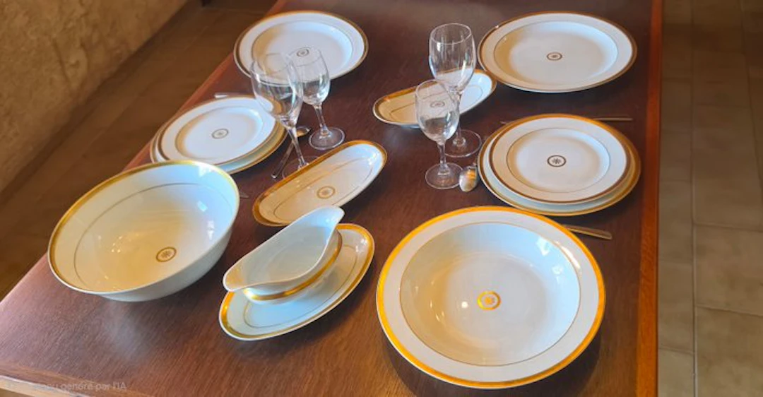 Bernardaud - Table service for 12 (54) - Porcelain - Padua Service