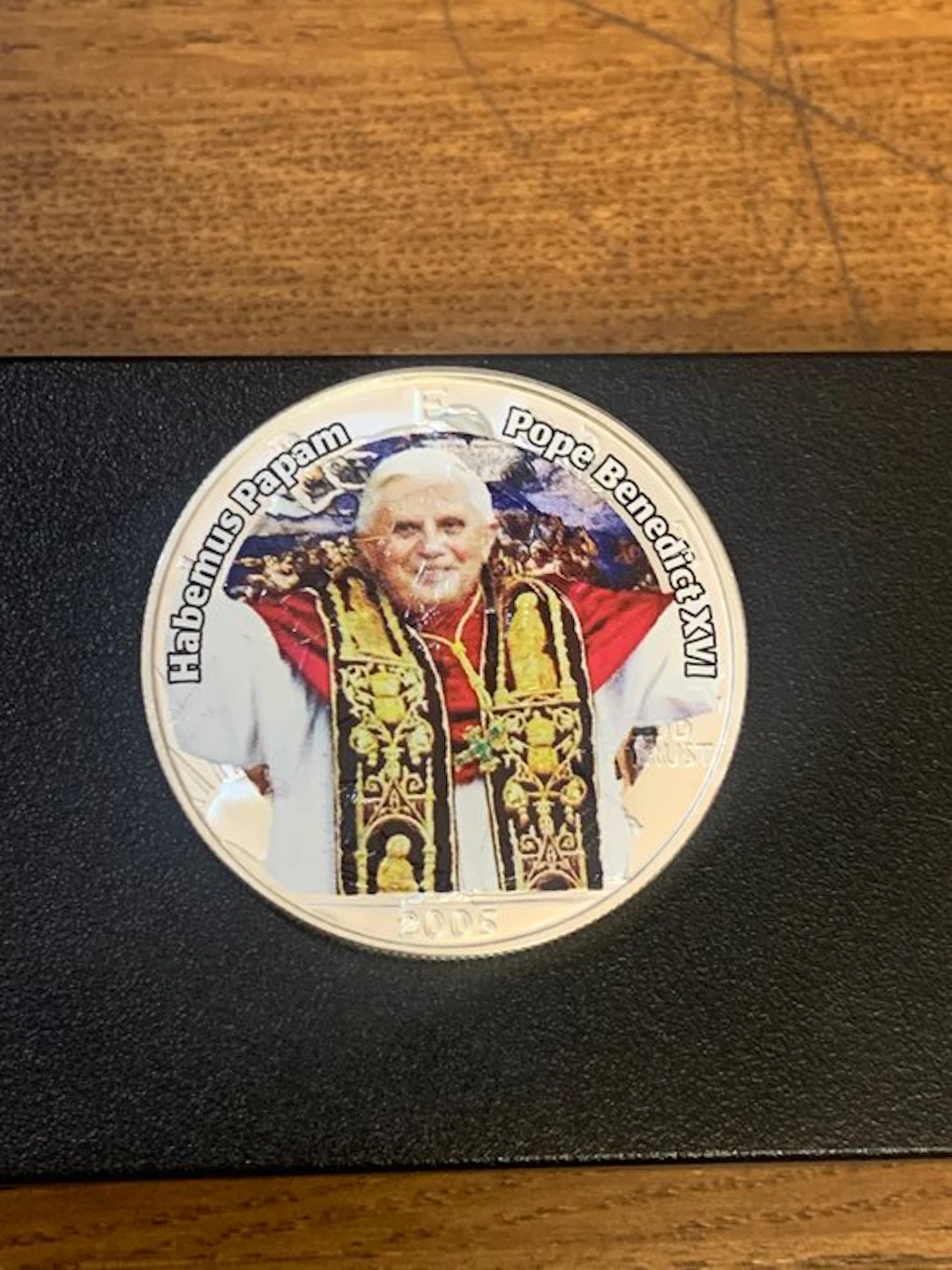 United States. 1 Dollar 2005, Papa Benedetto XVI, 1 oz (No reserve price)