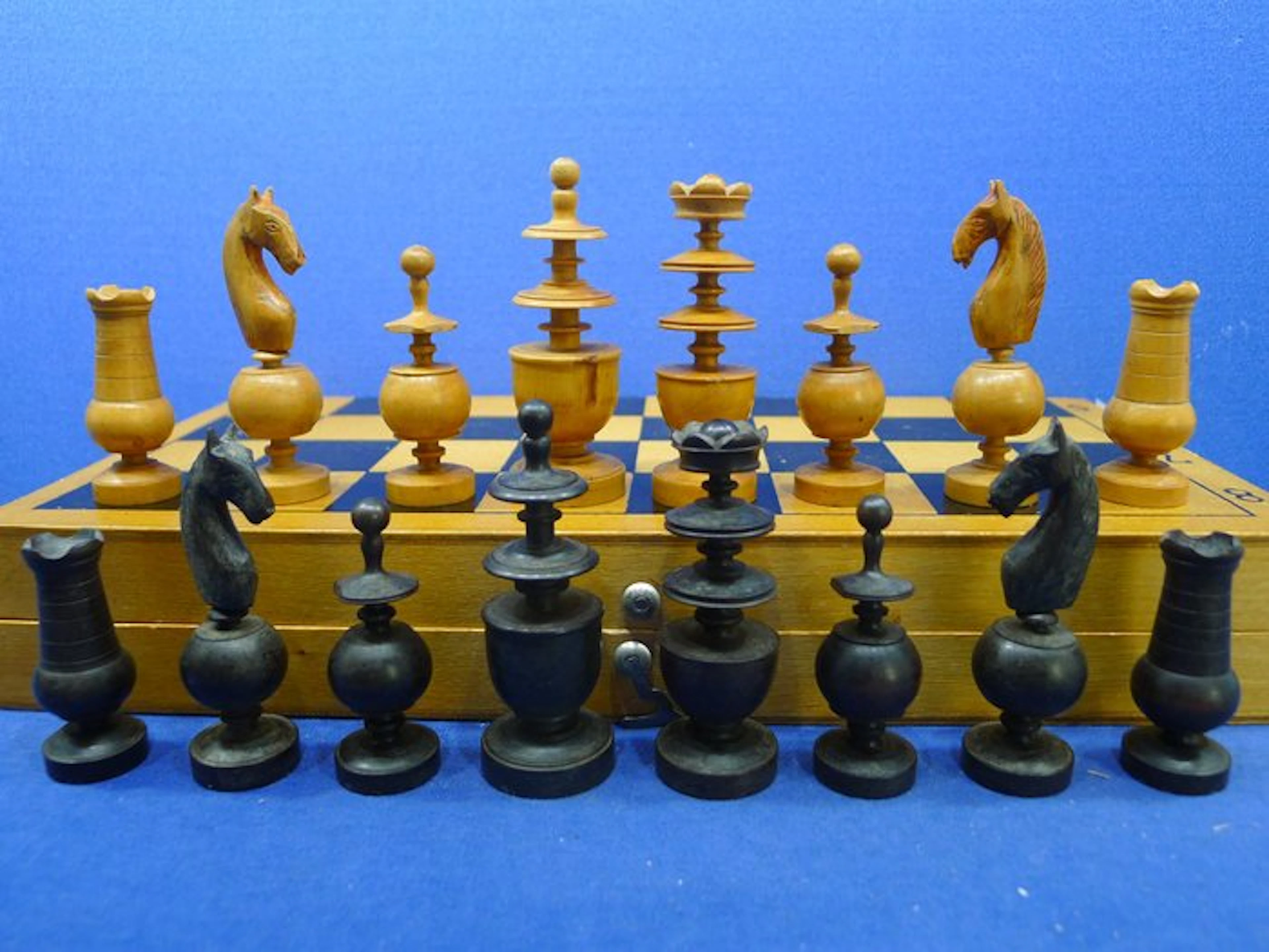 Antique jeu d'échecs Directoire periode restauration...