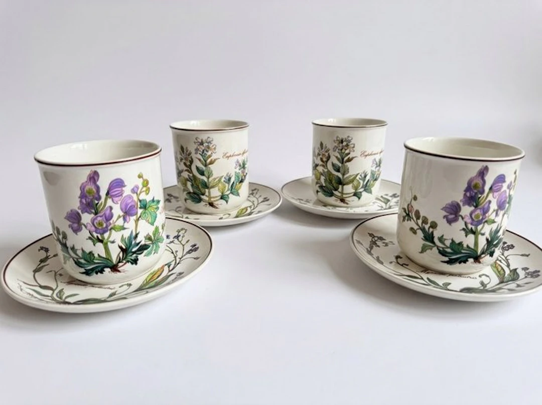 Villeroy & Boch - Coffee service (8) - Botanica - Porcelain - 4 cups