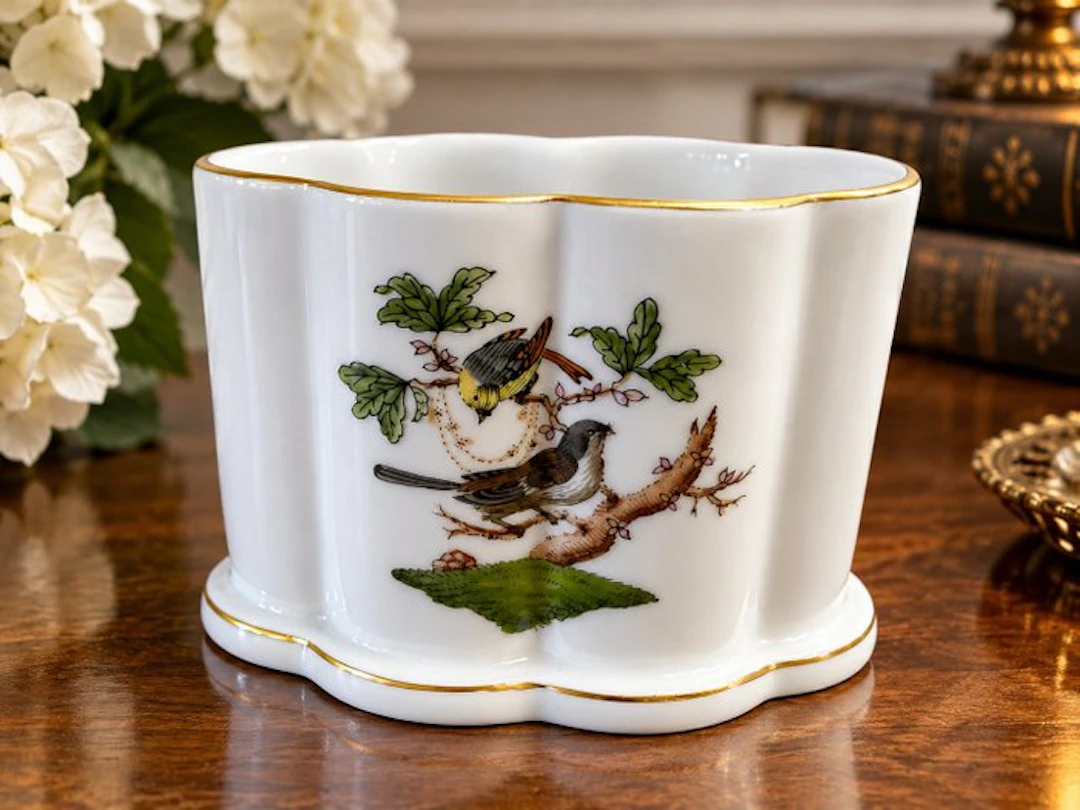 Herend - Vase - Rothschild Bird - Porcelain