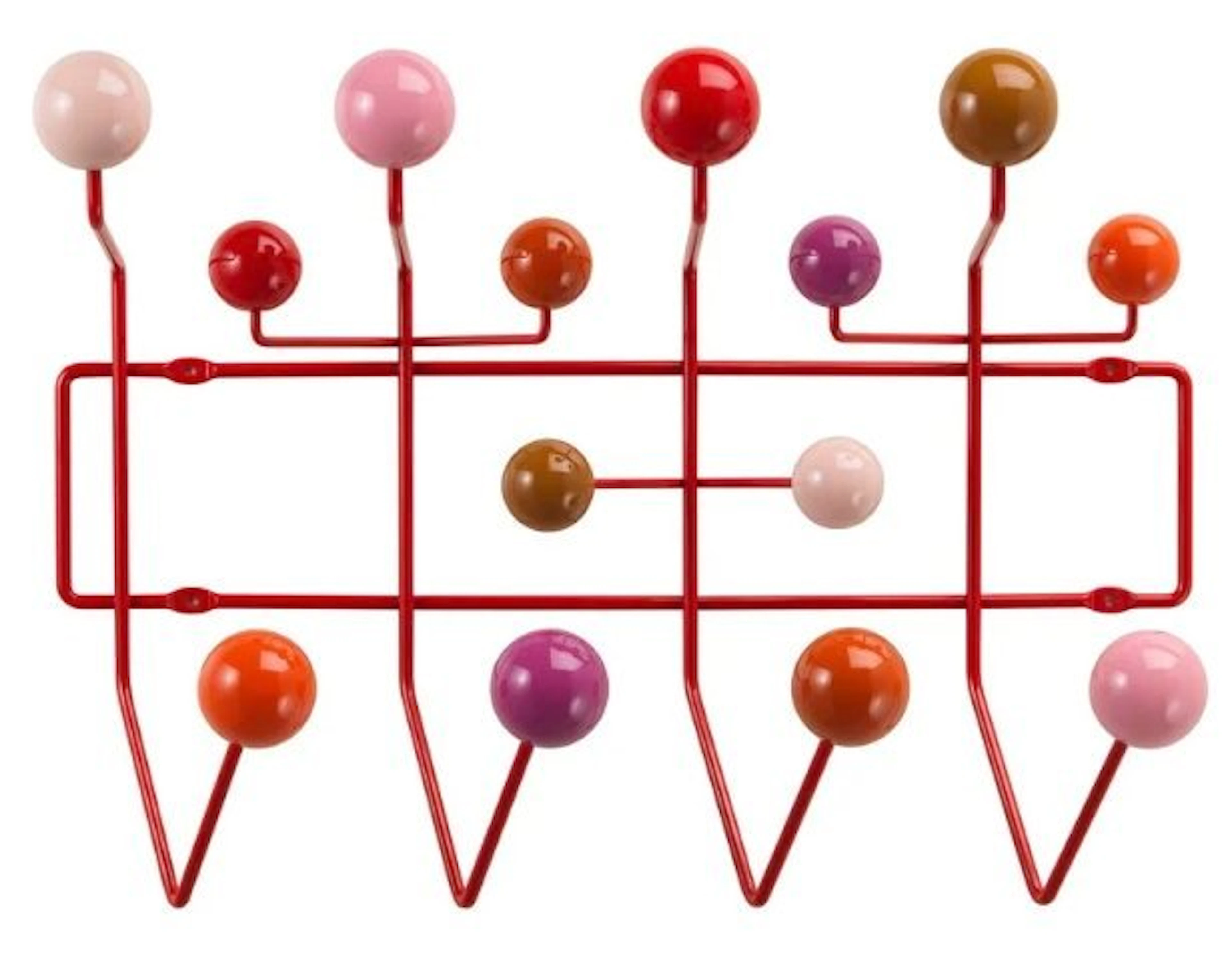 Vitra - Charles & Ray Eames - Coat rack - Hang it all - Wood, Steel