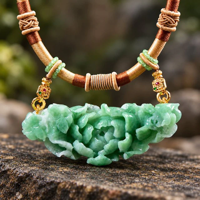 ALGT Certified - Huge and Masterful Natural Jadeite Jade...