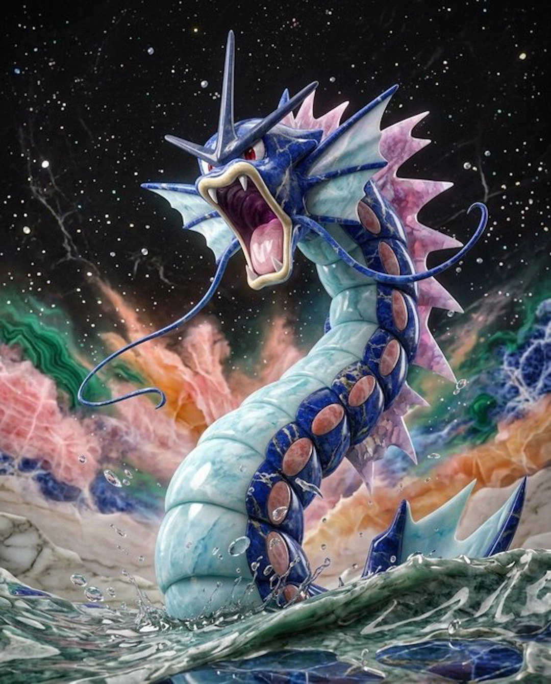 Naro - Canvas [L] - Ascesa di Gyarados Cosmico