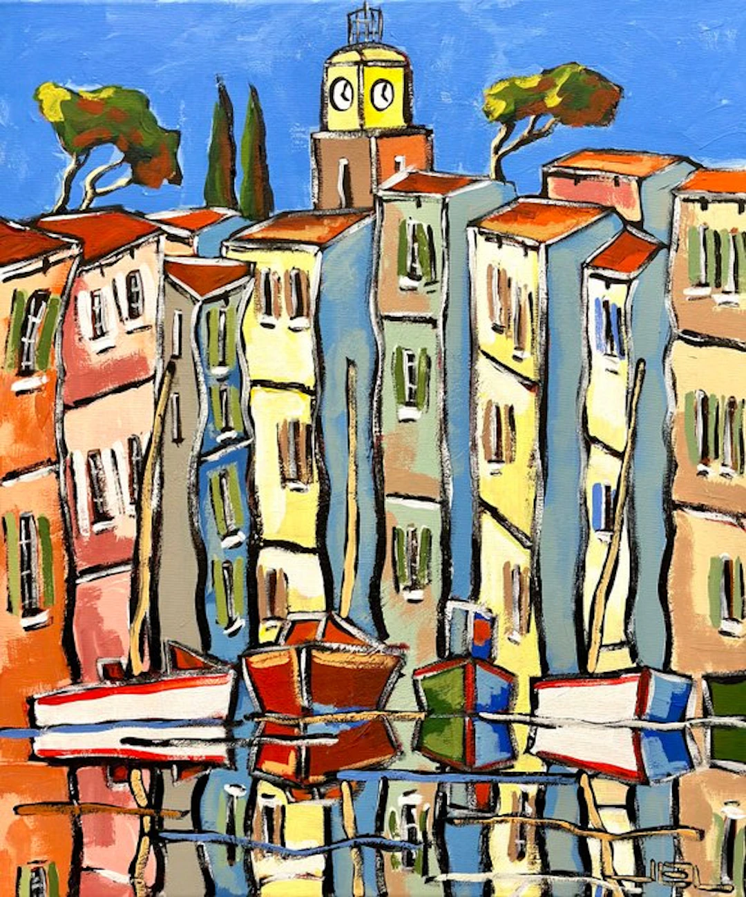 Jiel - Couleurs et reflets à Saint-Tropez.