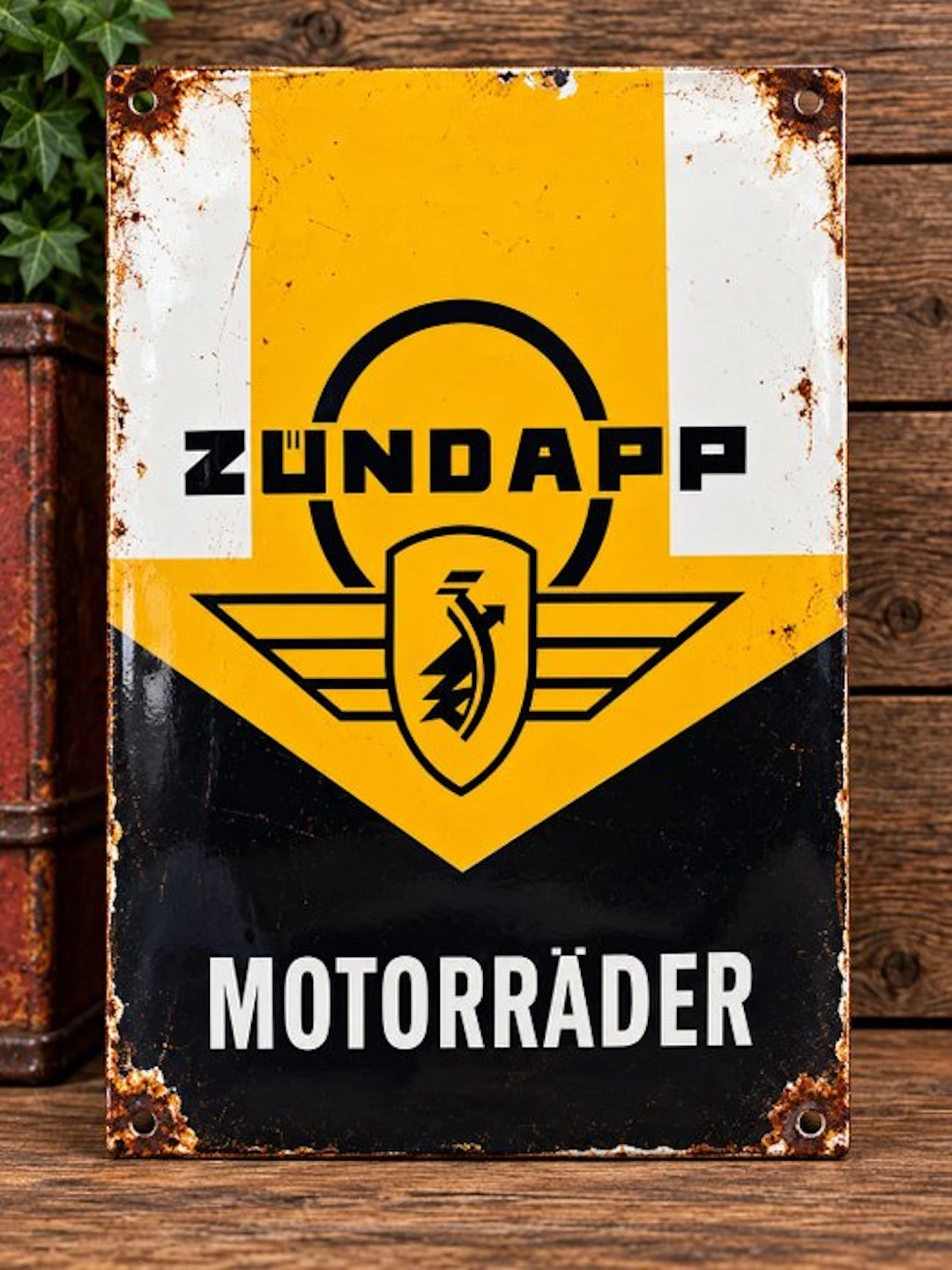 Zündapp - Zündapp Motorcycles - Enamel sign - Enamel