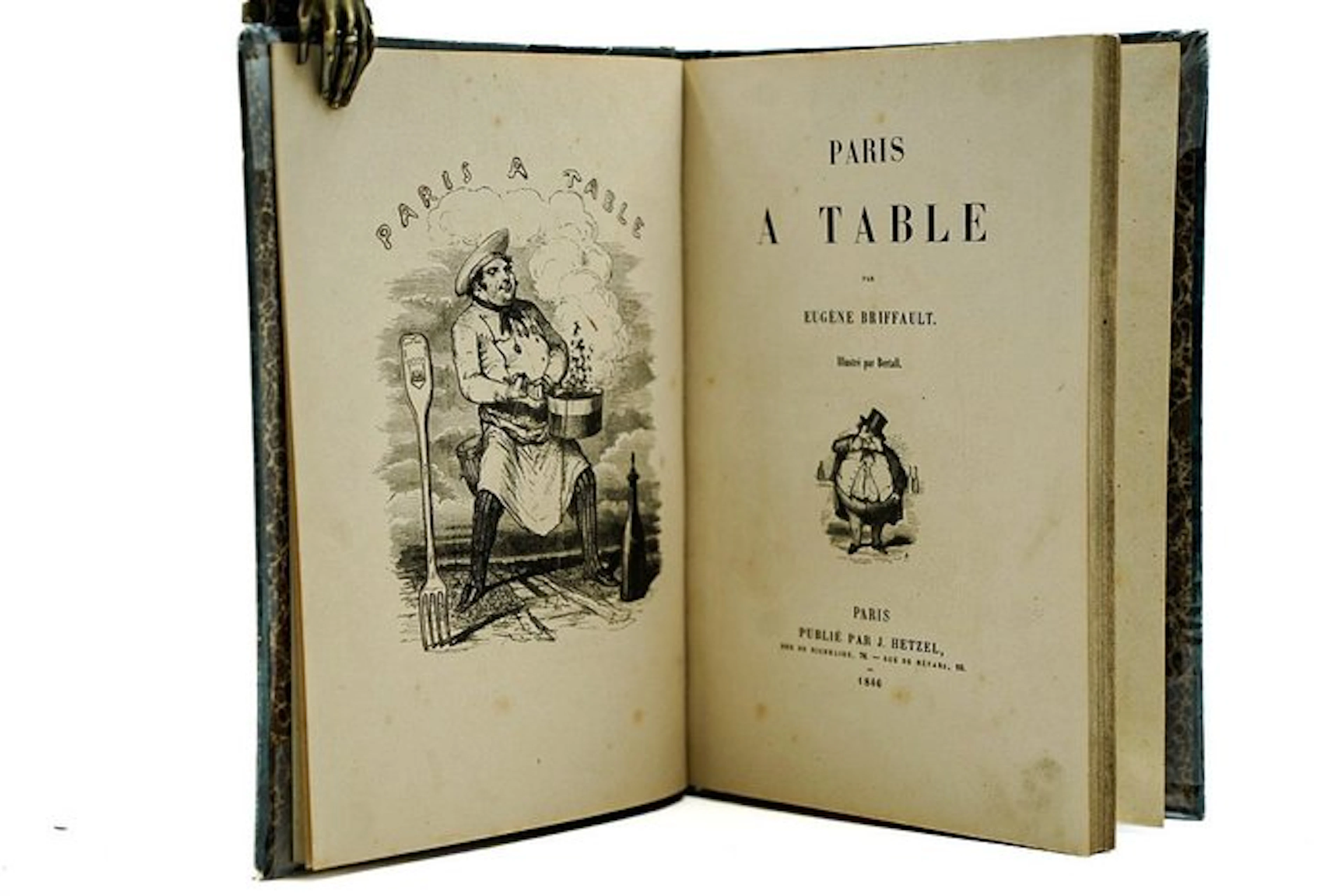 Eugène Briffault / Bertall - Paris a table - 1846