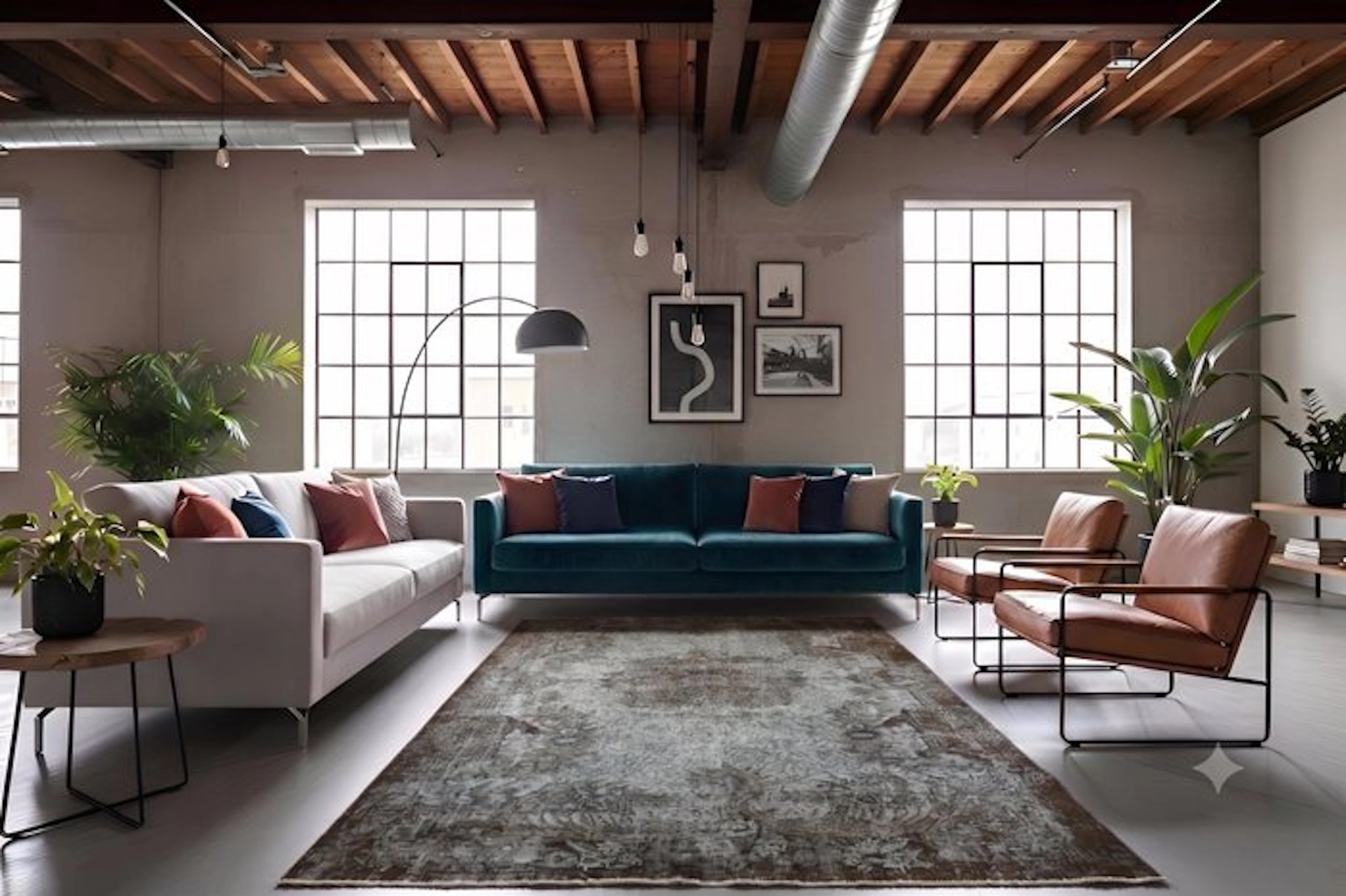 Grey vintage - Rug - 295 cm - 170 cm - with certificate
