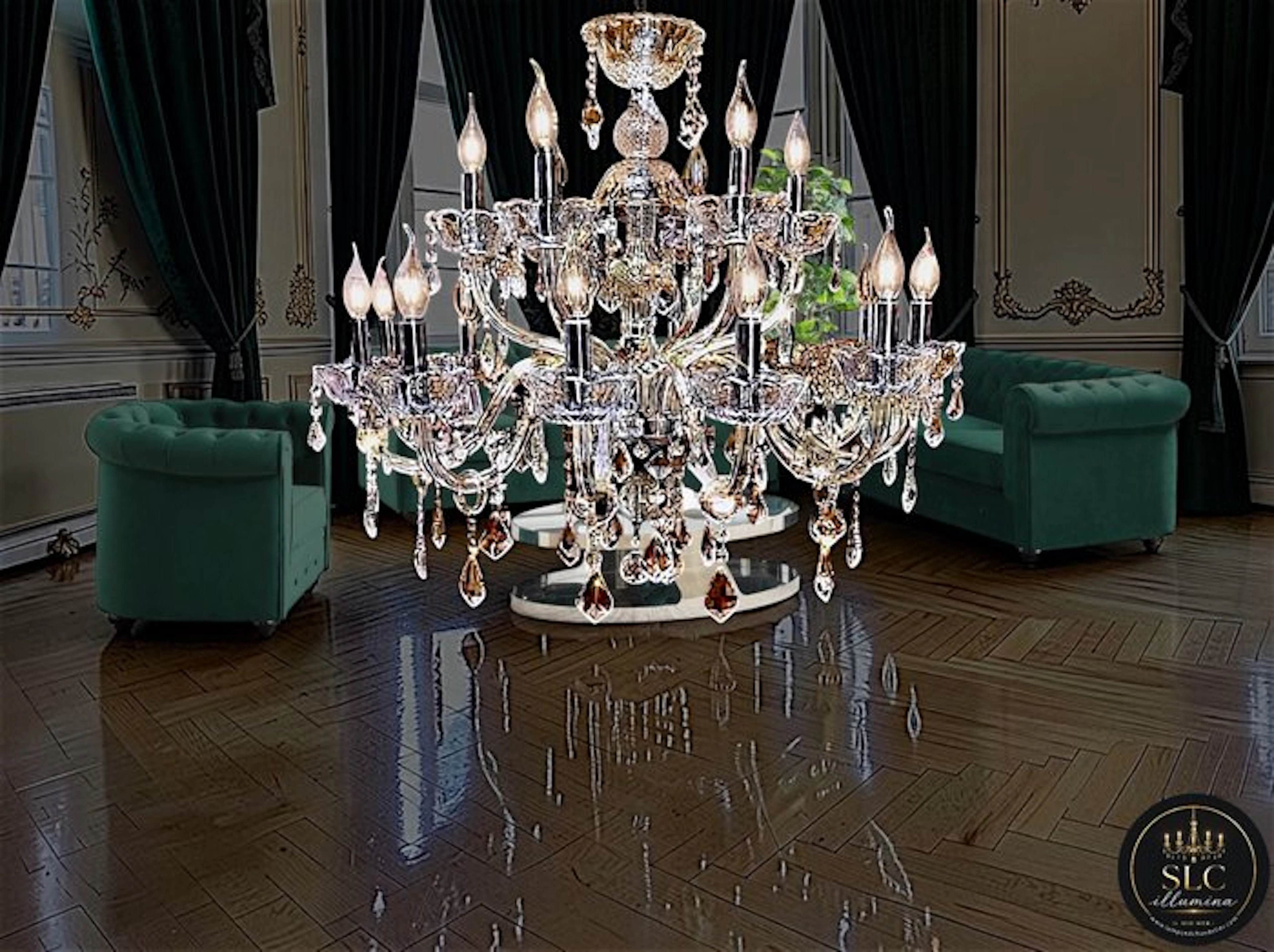 SLC Illumina - MG - Chandelier - Maria Teresa Versailles...