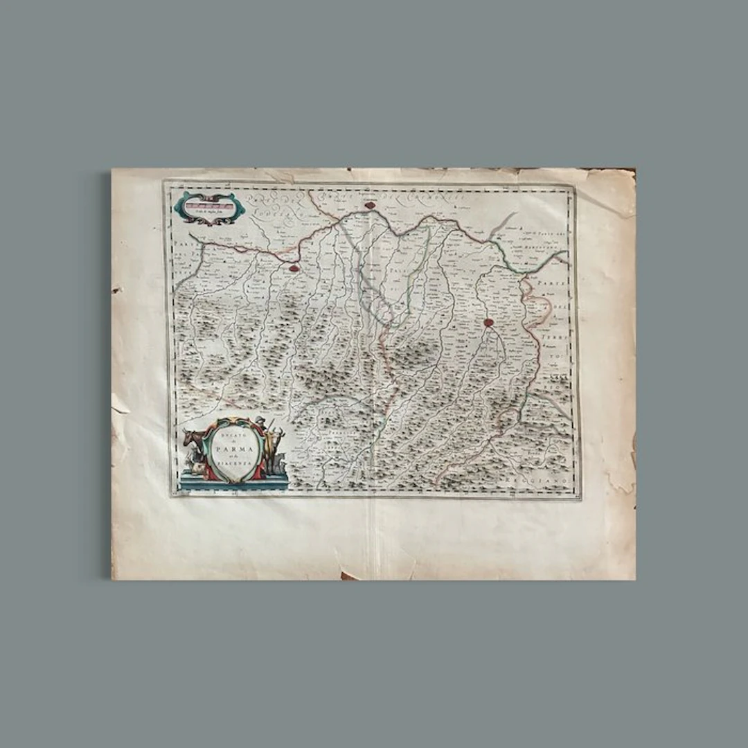 Italy - Parma & Piacenza; Joan BLAEU (c.1599-1673)...