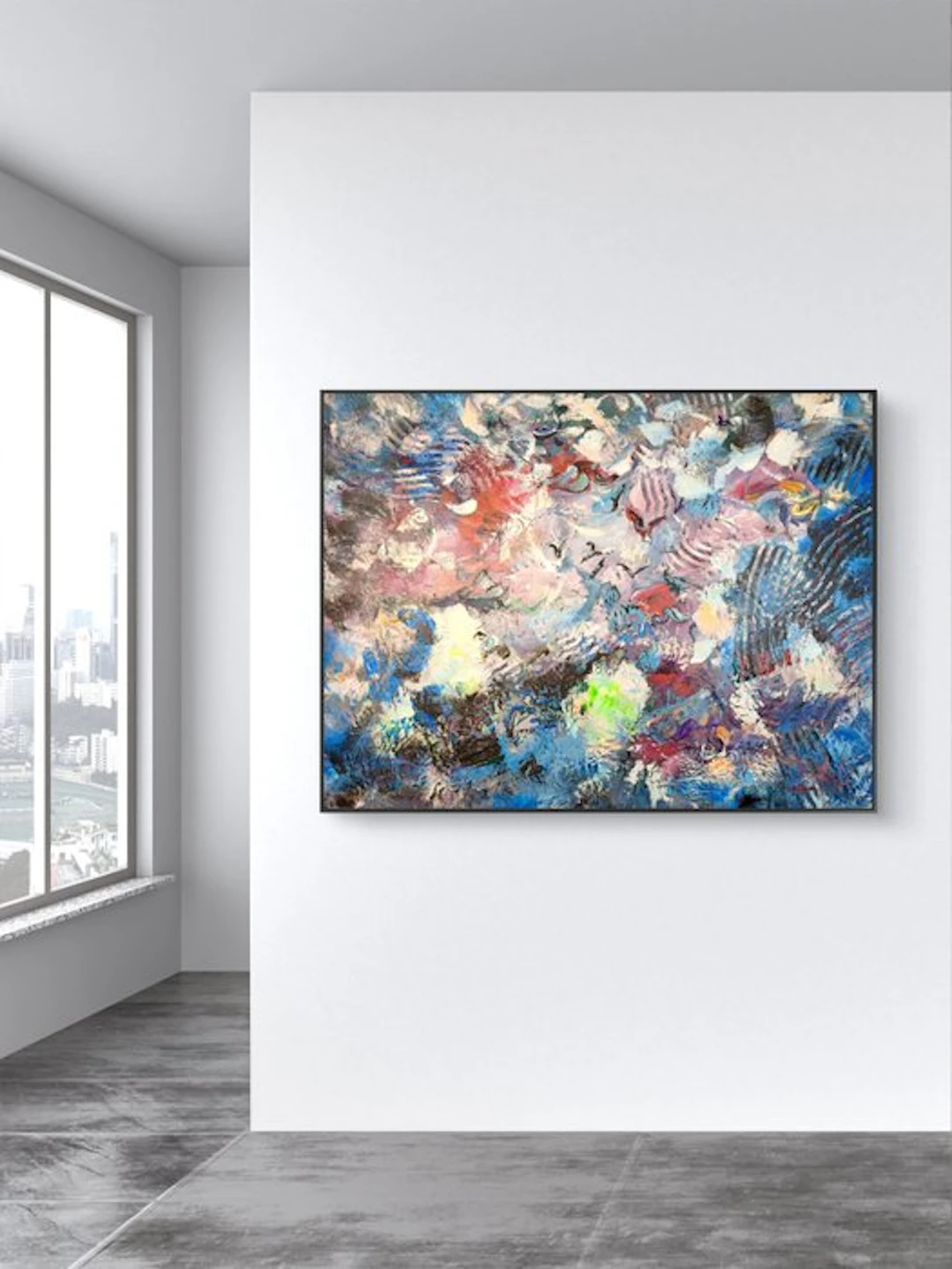 Jana Noldin - Larghe Abstract Painting - "Fluid...